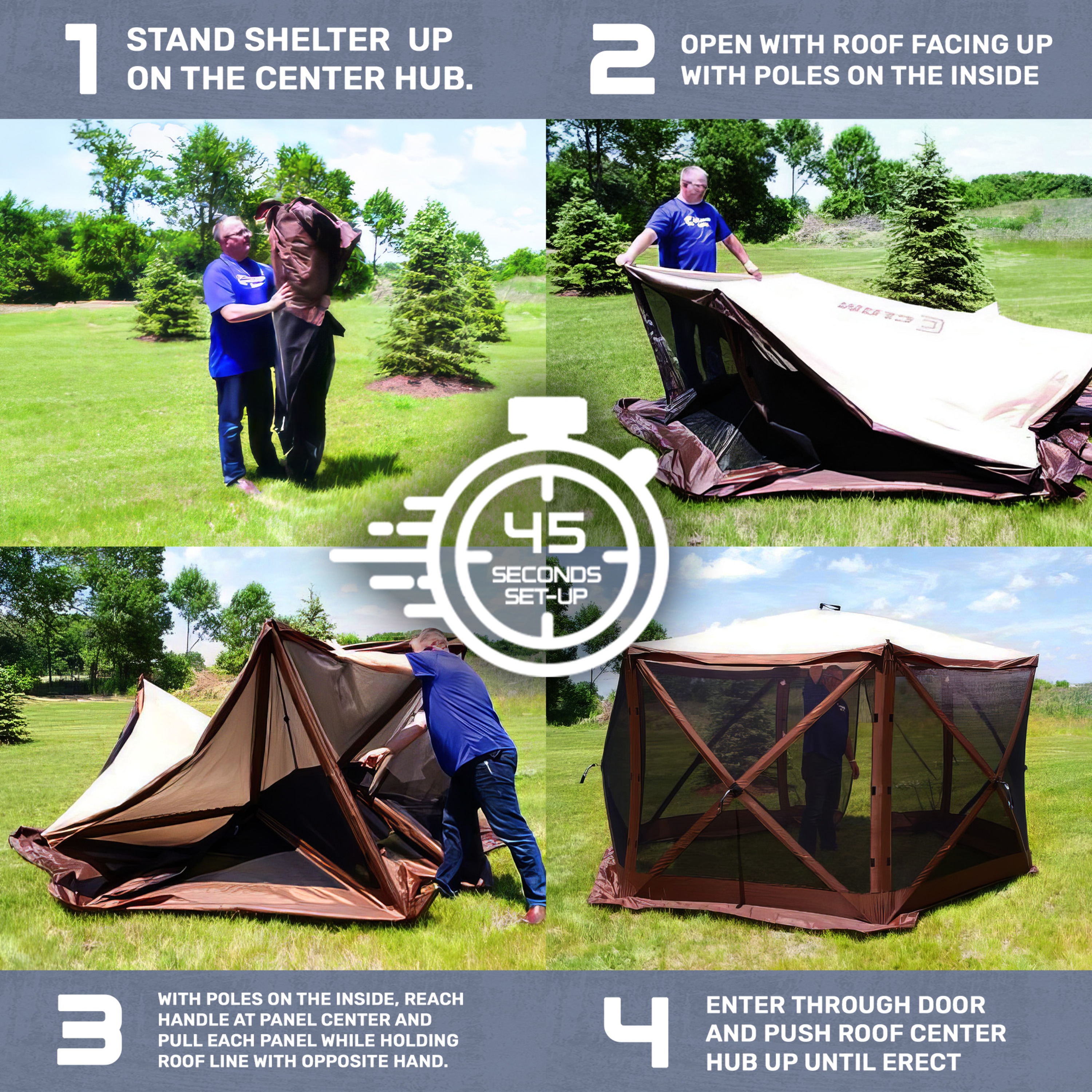 Clam Outdoors 399159 Canopies-Sl - View #5