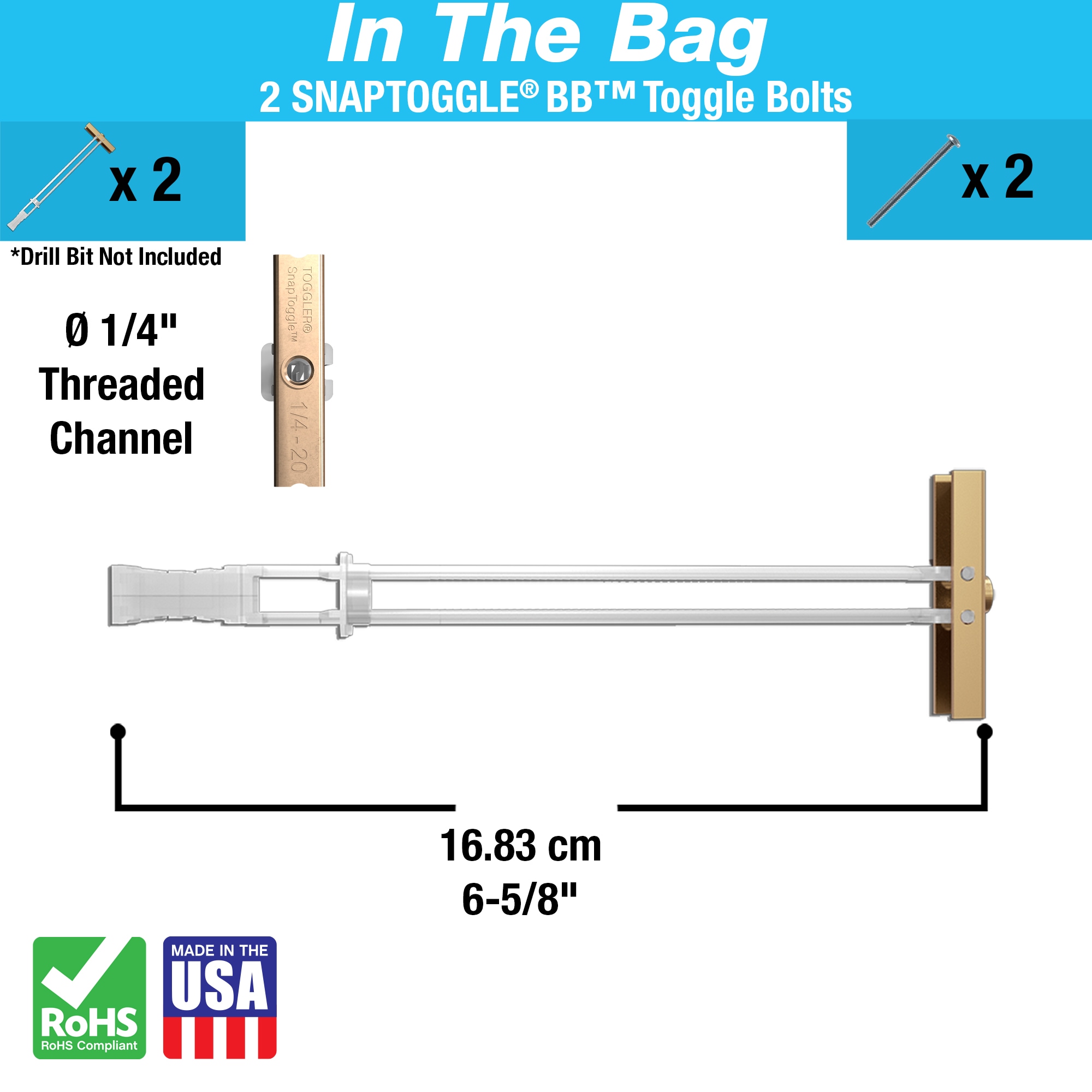 TOGGLER 50400 Drywall-Anchors - View #2