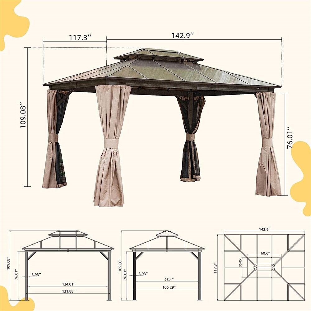 Topcraft GZB021BR Wood-Resin-Gazebos - View #2