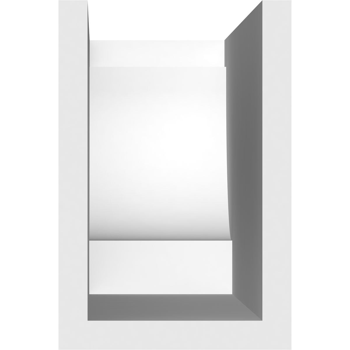 Ekena Millwork RFTP04X06X20ALP Exterior-Brackets-Braces - View #4
