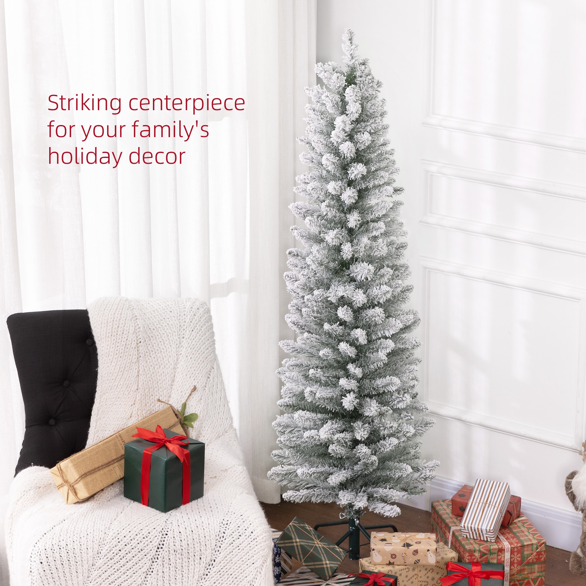 HomCom 830-887V03GN Artificial-Christmas-Trees - View #4
