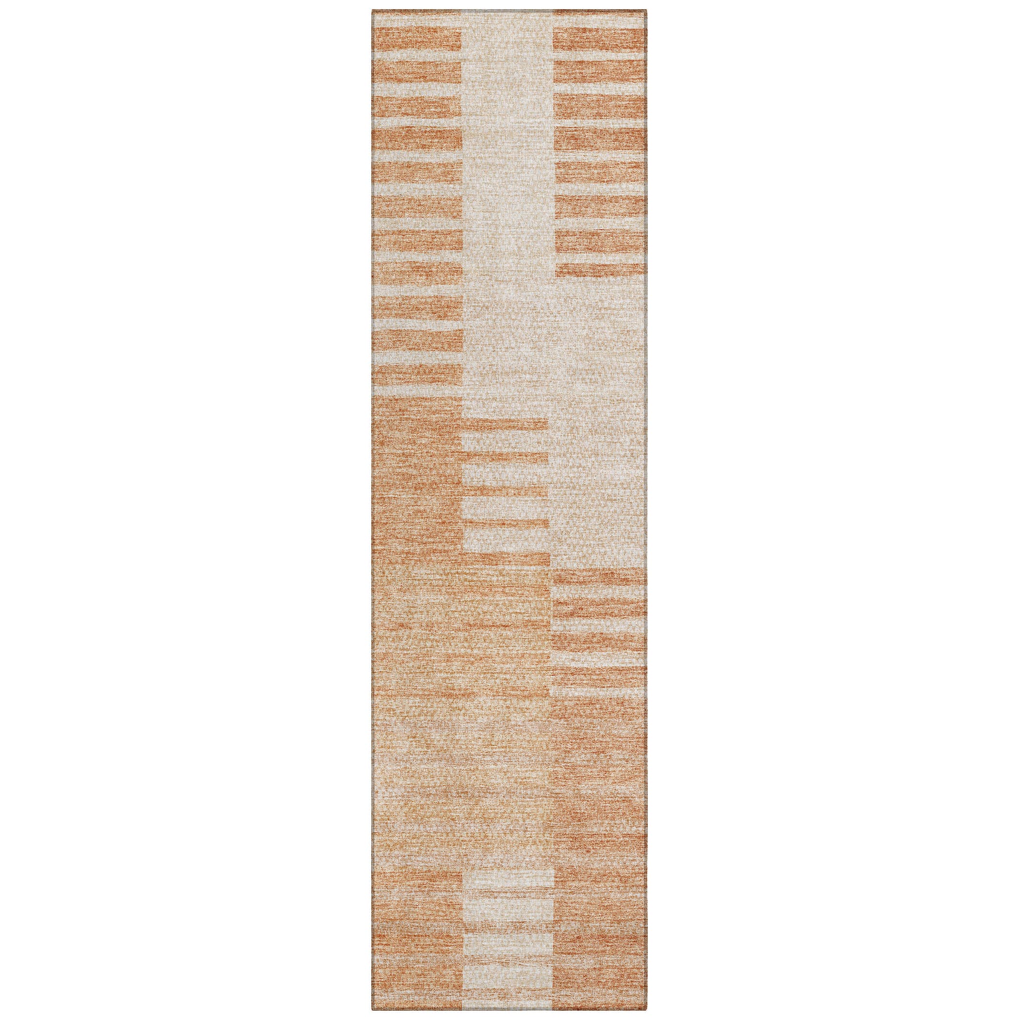 Addison Rugs ACN686SM2X8 Chantille ACN686SM 2 x 7 (ft) Polyester Salmon Rectangular Indoor/Outdoor Geometric Machine washable Area rug