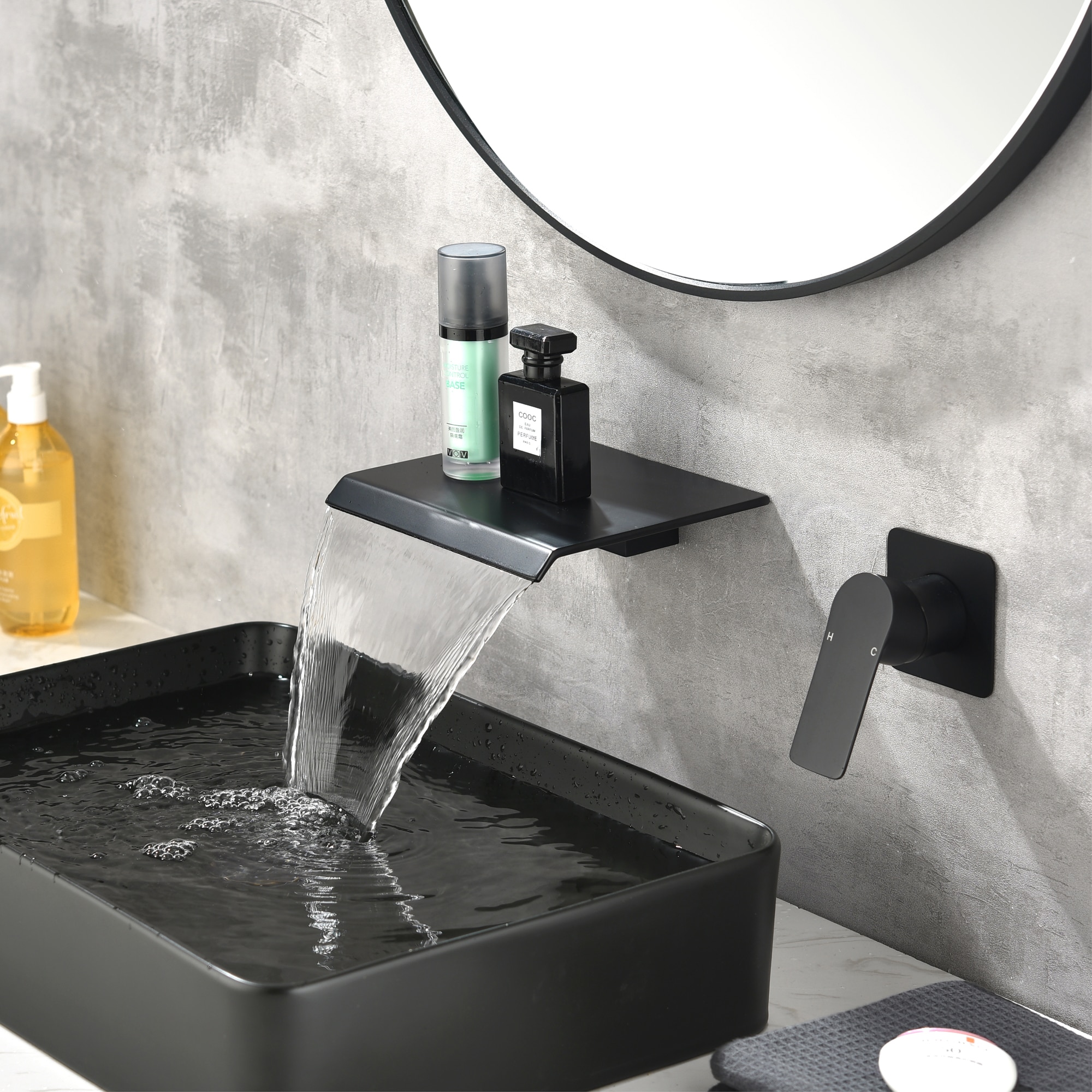 WELLFOR SMG-2416MB Roman-Tub-Faucets - View #2