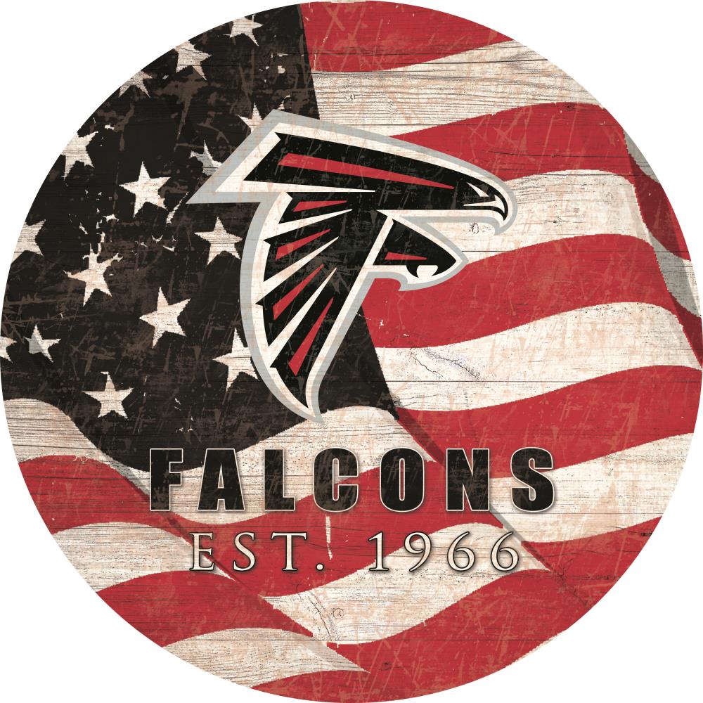 Atlanta Falcons 12 Landscape Circle Sign