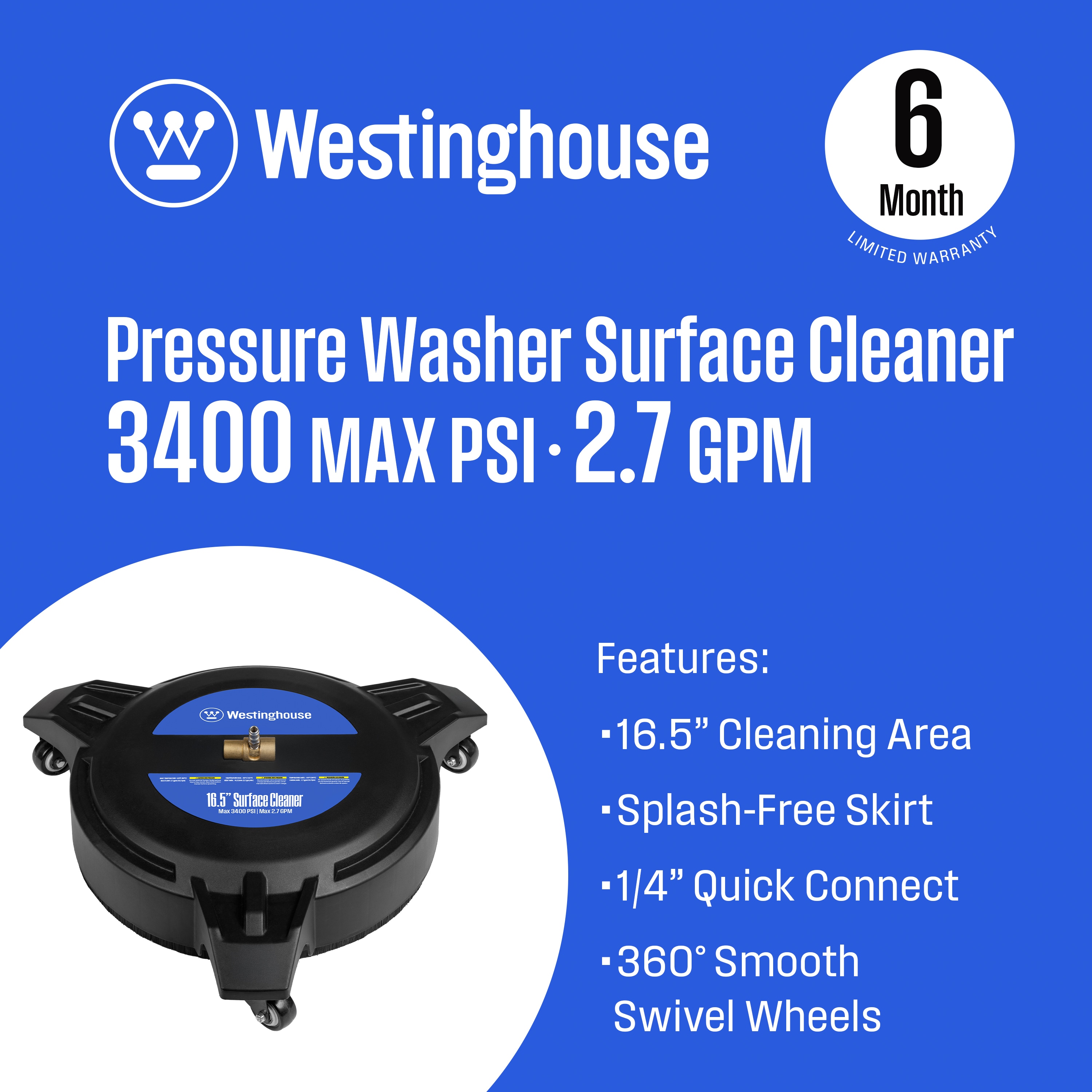 Westinghouse PWSC16.5 Pw-Surface-Cleaners - View #2