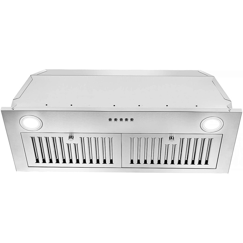 Kahomvis GEHT-DOQP-94W 30 inch Convertible 600-CFM Stainless steel Insert Under Cabinet Range Hood with Charcoal Filter