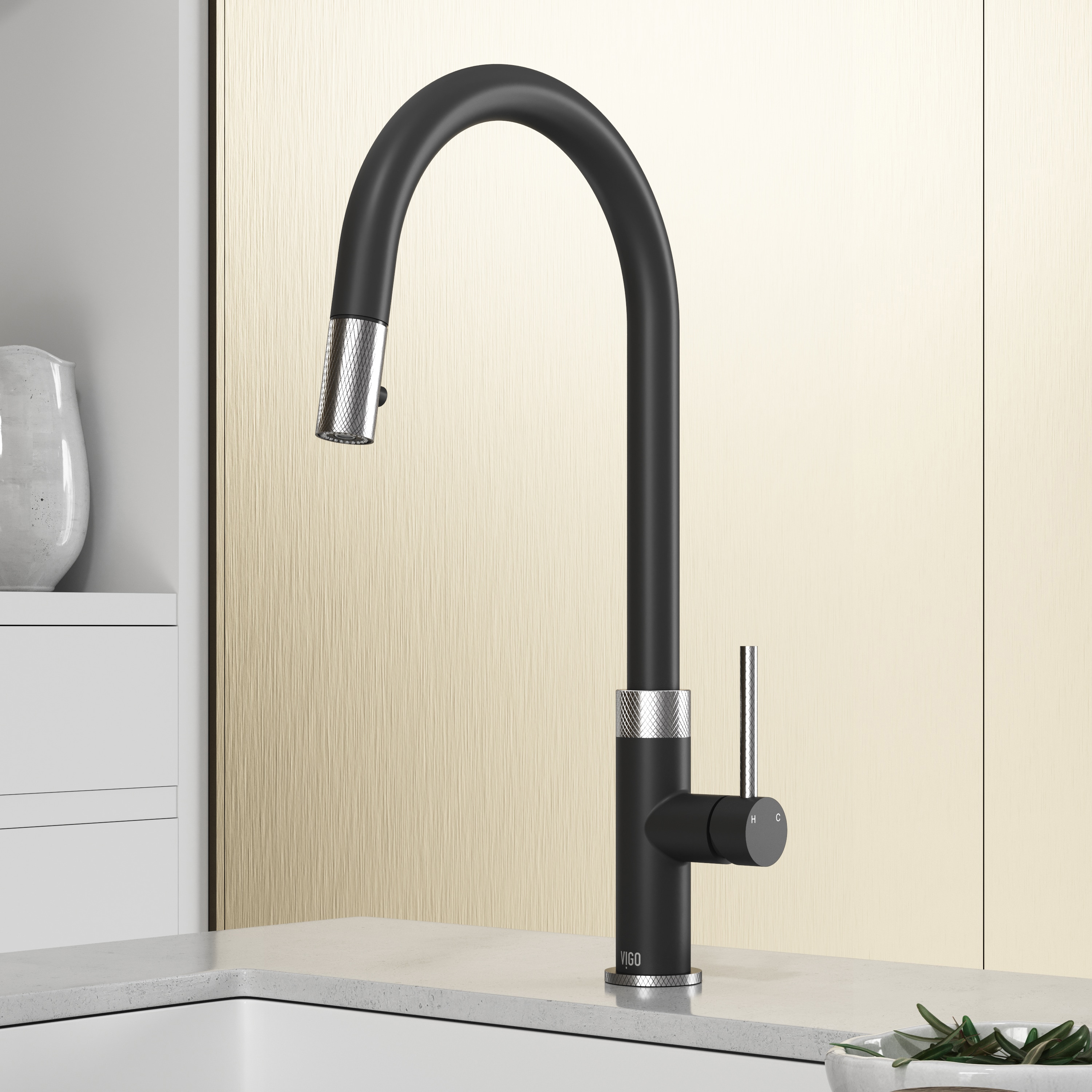 VIGO VG02033STMB Kitchen-Faucets - View #2