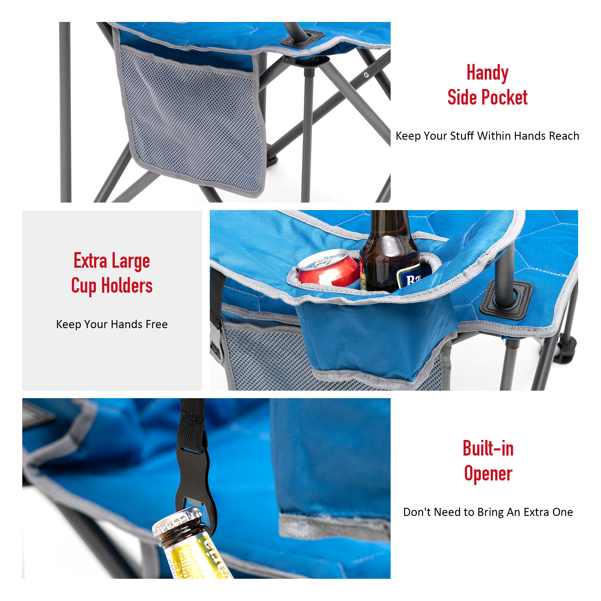 Clihome CL-P4AC2418BBU1 Beach-Camping-Chairs - View #6
