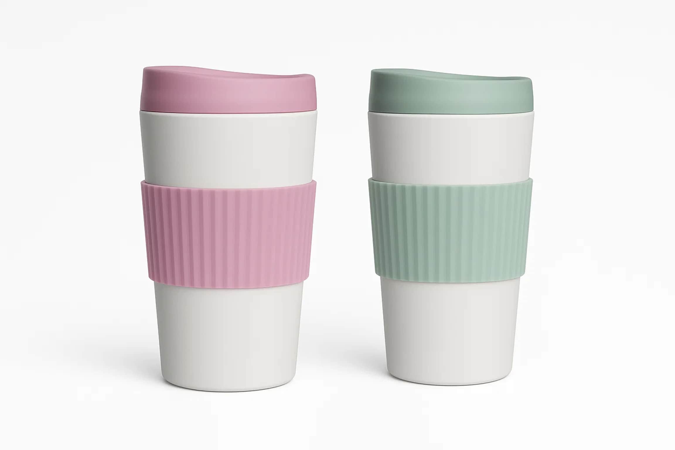 TarHong Mesa 20 -fl oz Plastic Insulated Tumbler set - Pink, Green 2 -Pack