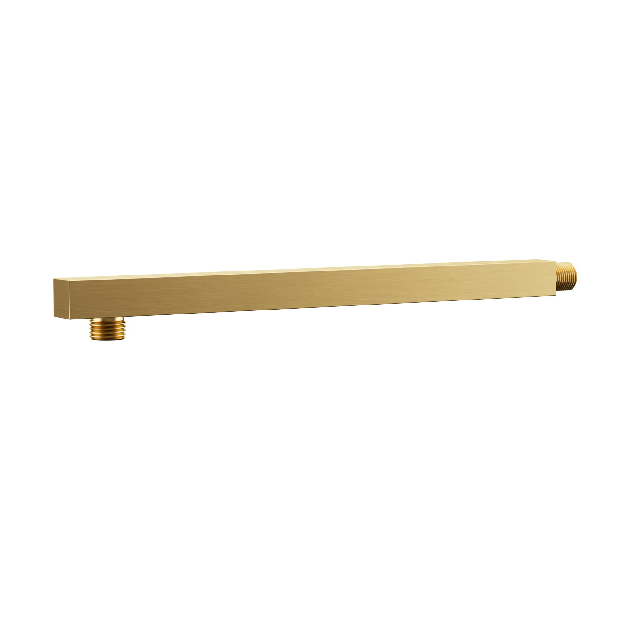 EVERSTEIN Q-871-OTOP Brushed Gold 17.34-Inches Universal Shower Shower arm 15.7-Inches -ID