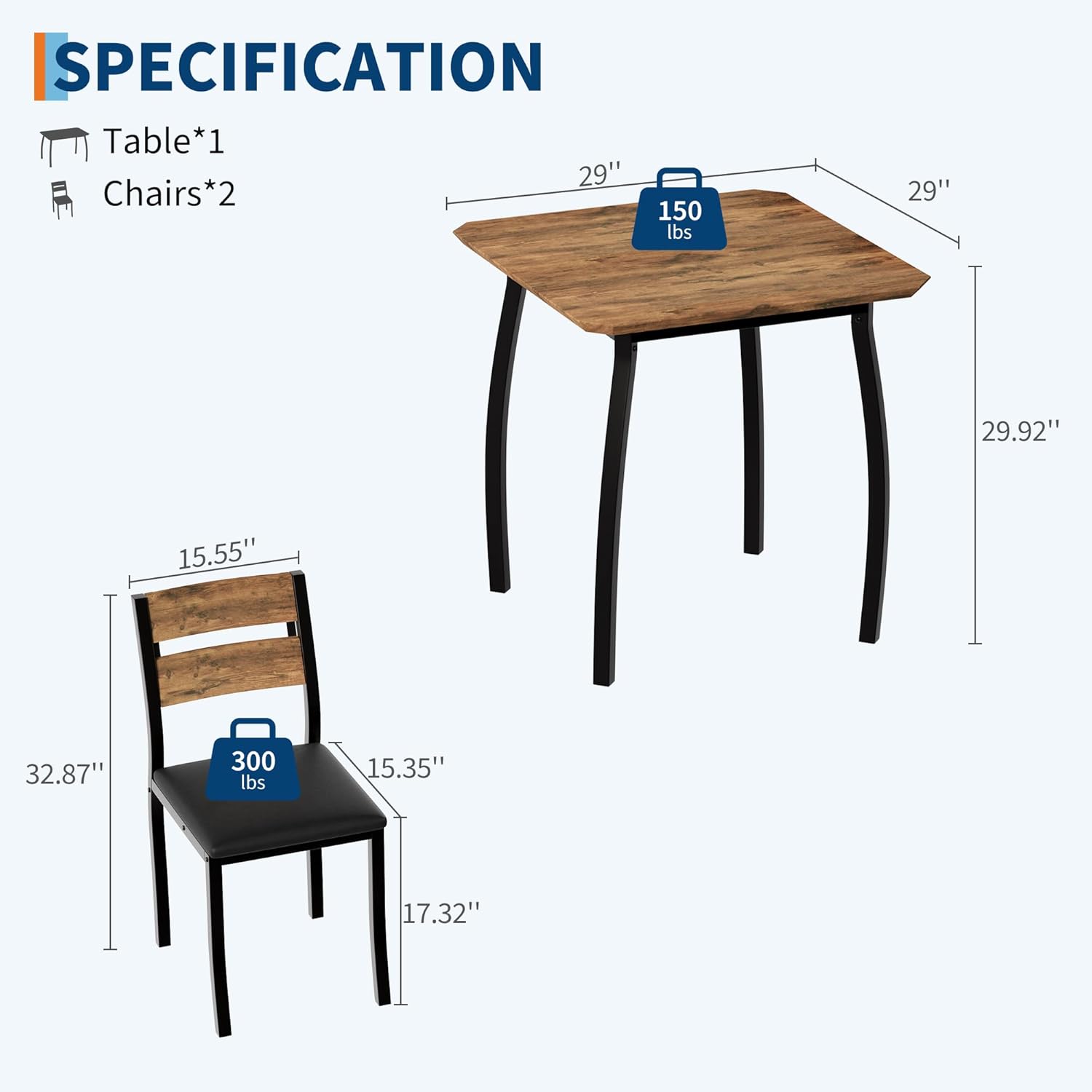 Garvee JMH0131-PHK-33WWVAEE Dining-Sets - View #2