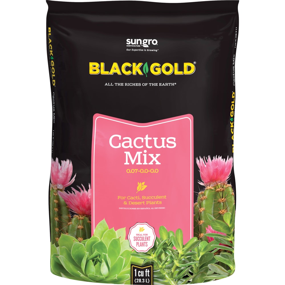 Black Gold  Organic Cacti and Succulent Potting Mix 1 cu ft 1 pk