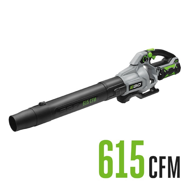 EGO POWER  56-volt 615-CFM 170-MPH Battery Handheld Leaf Blower 2.5 Ah (Battery and Charger Included) in the Leaf Blowers department at Lowes.com
