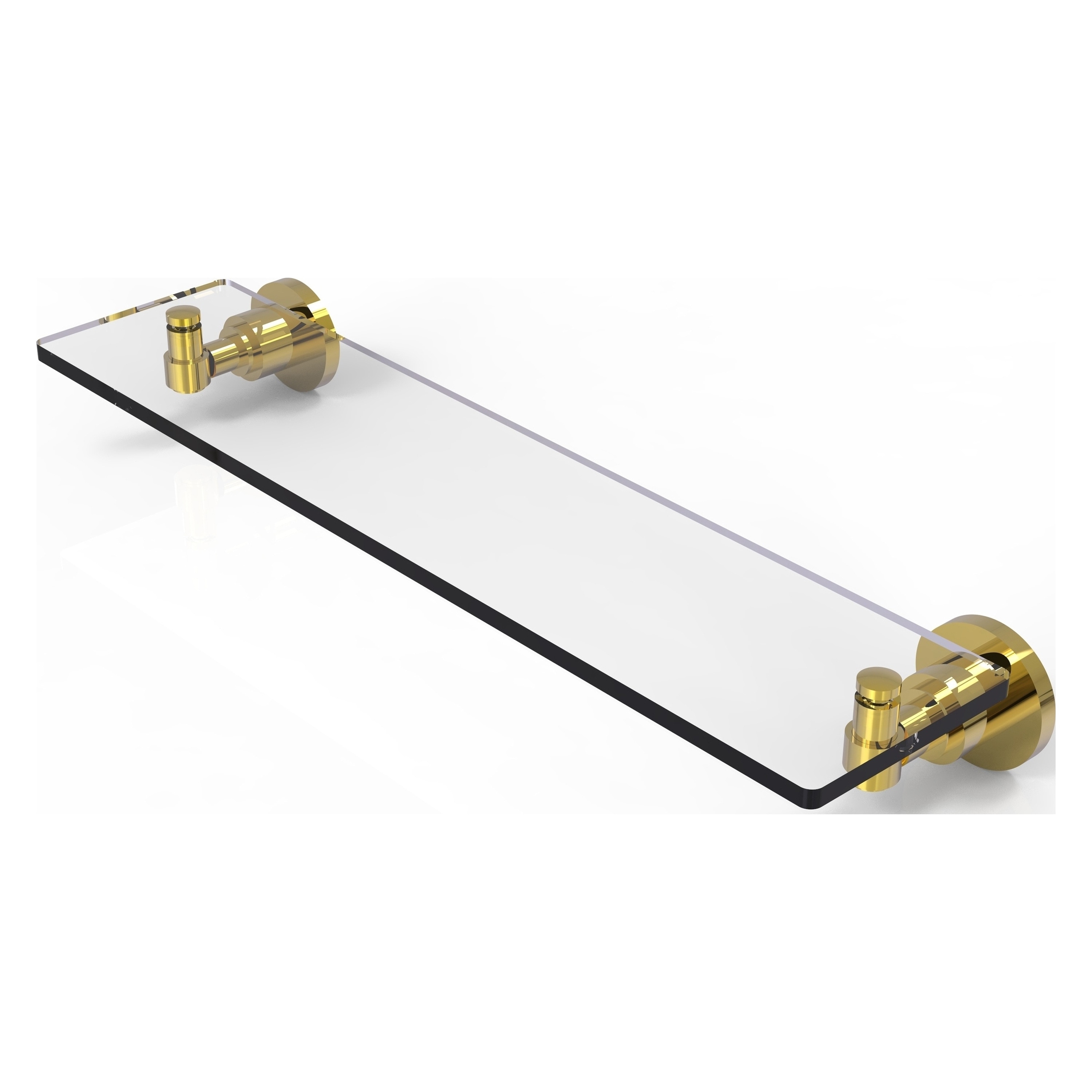 Allied Brass WS-1/22-PB Washington Square Polished Brass Wall mount Bathroom Shelf ( 22-in x 3-in x 5-in )