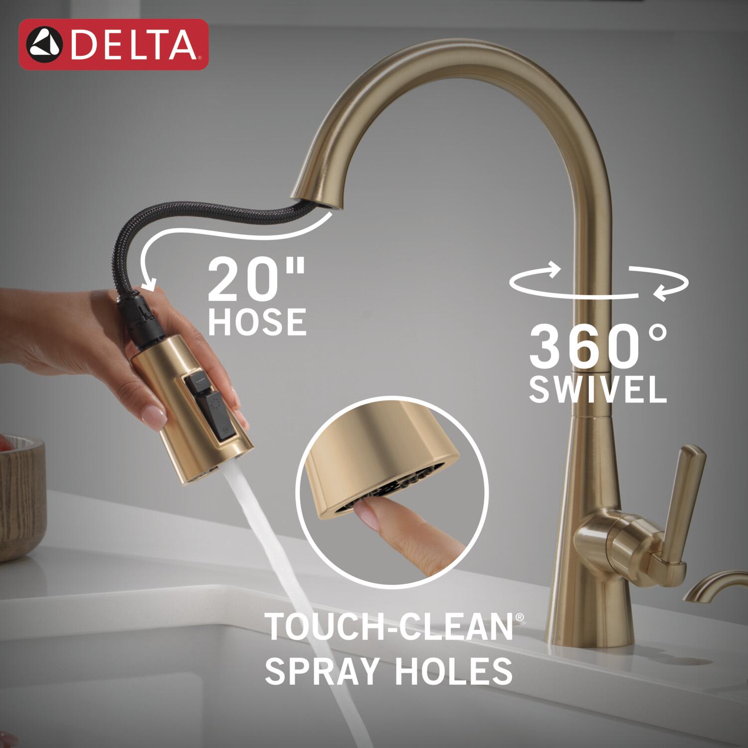 Delta 19893Z-CZSD-DST Kitchen-Faucets - View #7