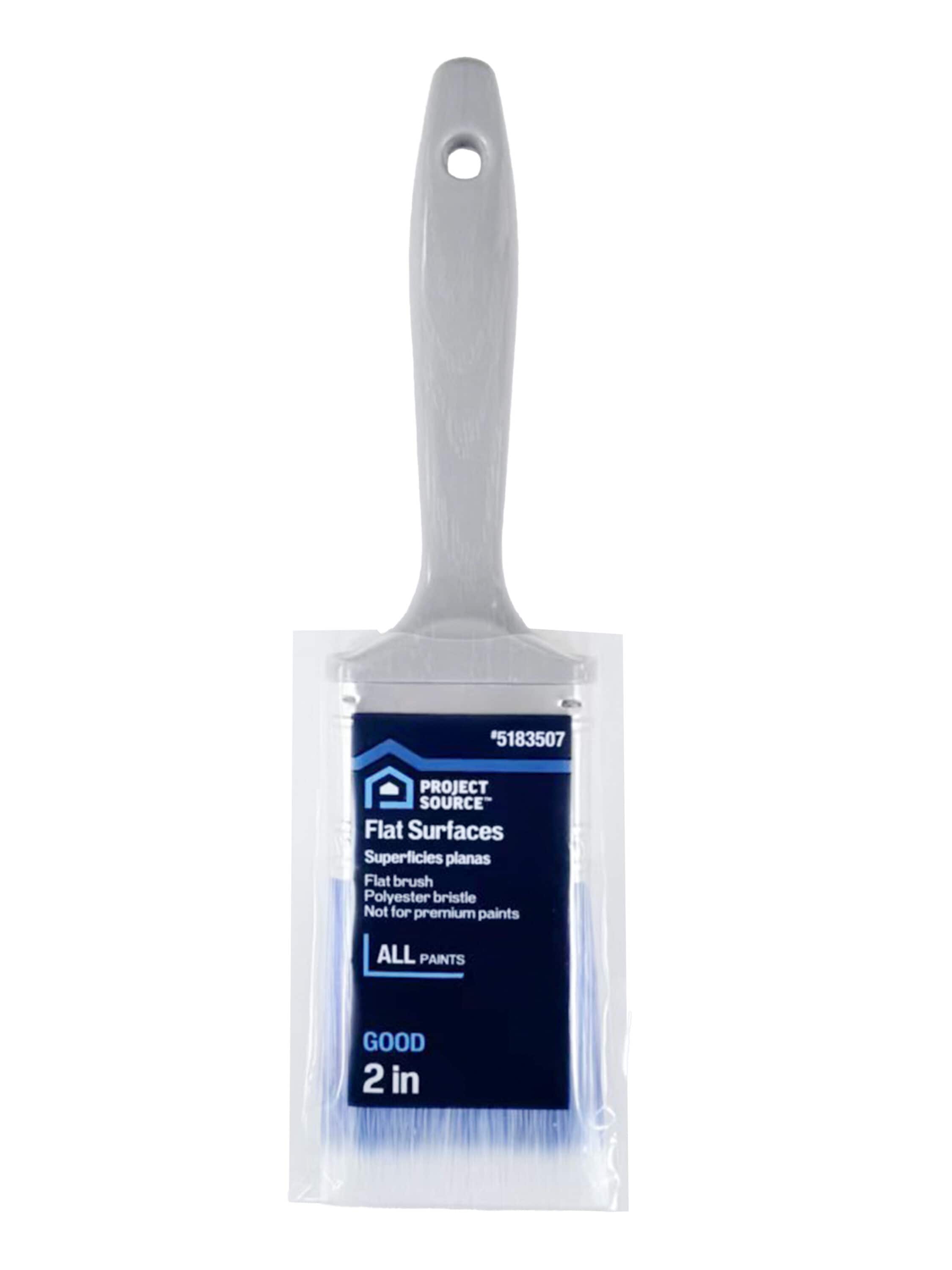 Project Source GD2012 2-in Reusable Polyester Flat General purpose brush 12 -Pack