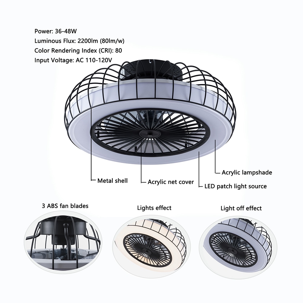 Oukaning HG-HCXLST-6529-US Ceiling-Fans - View #5