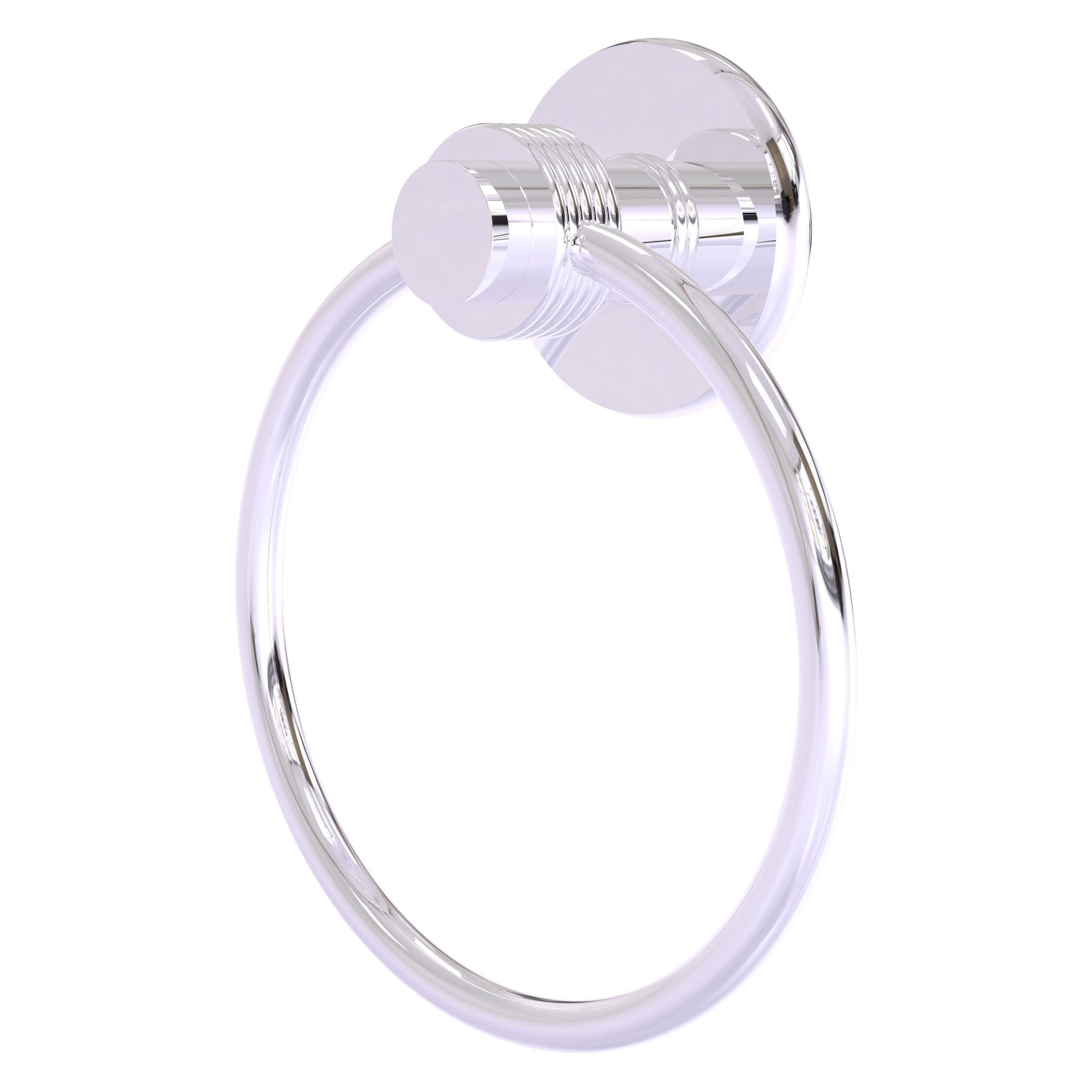 Allied Brass 916G-PC Mercury Polished Chrome Wall mount Single Towel Ring