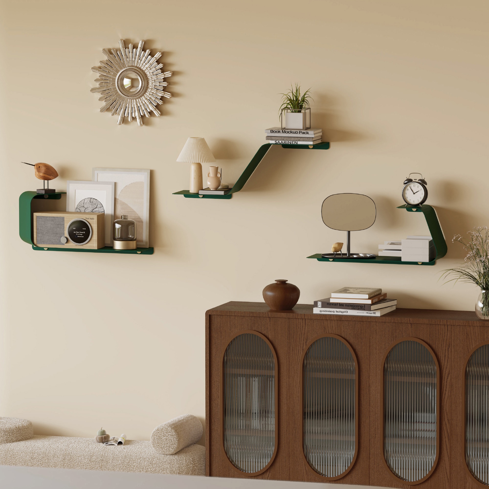 Sttoraboks FS-M001-GREEN-LS Wall-Mounted-Shelving - View #5