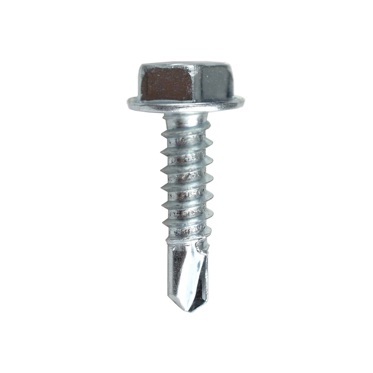 Pro-Twist #10 x 3/4-in Silver Zinc-Plated Self-drilling Roofing Screws ...