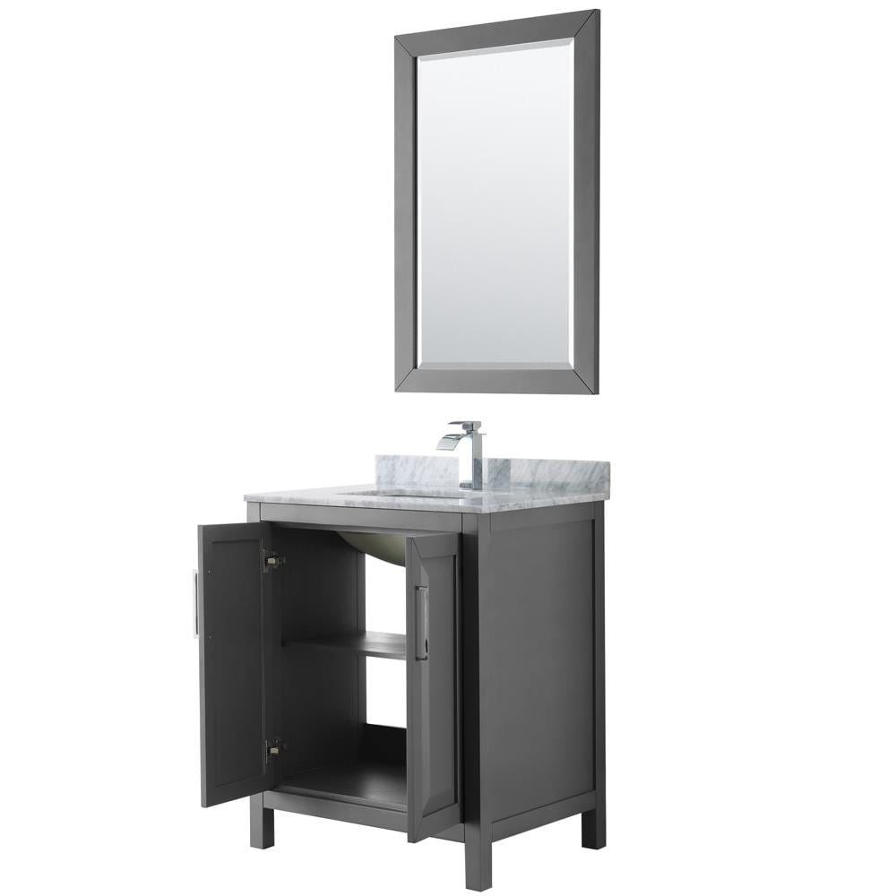 Wyndham Collection WCV252530SKGCMUNSM24 Bath-Vanity-Combo - View #2
