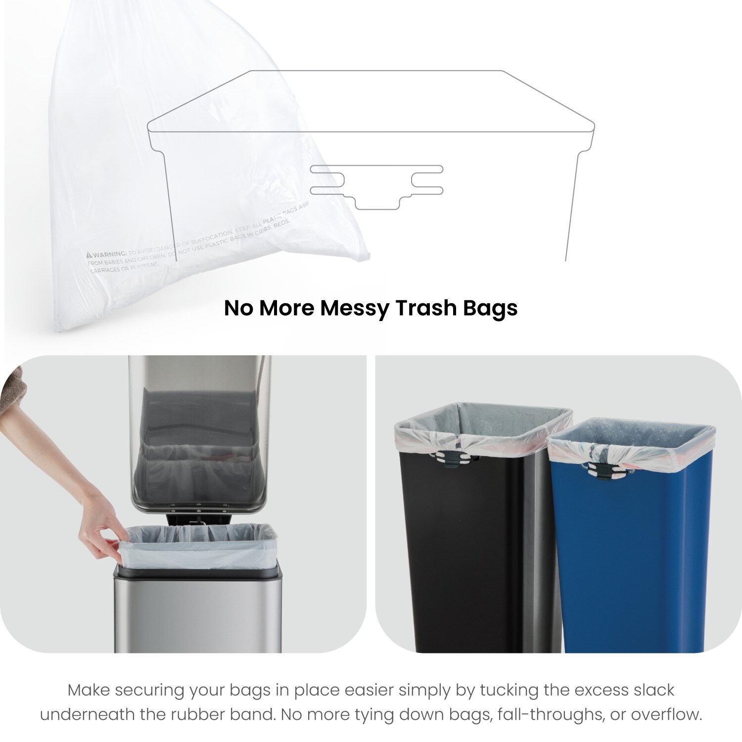 Home Zone Living VA41976A Recycling-Bins - View #4