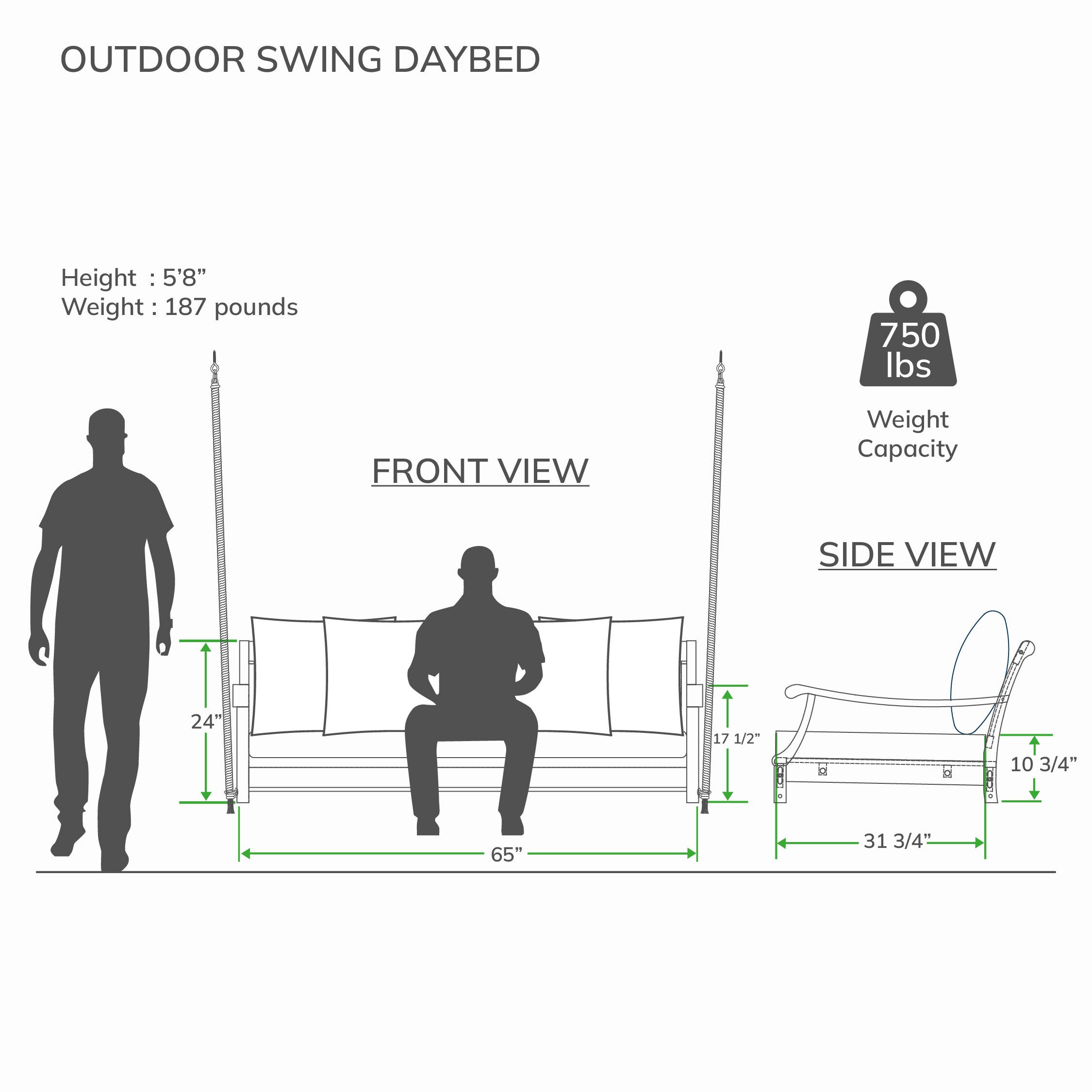Cambridge Casual 130986-TW-XX-OY-XX Swing-Gliders - View #9