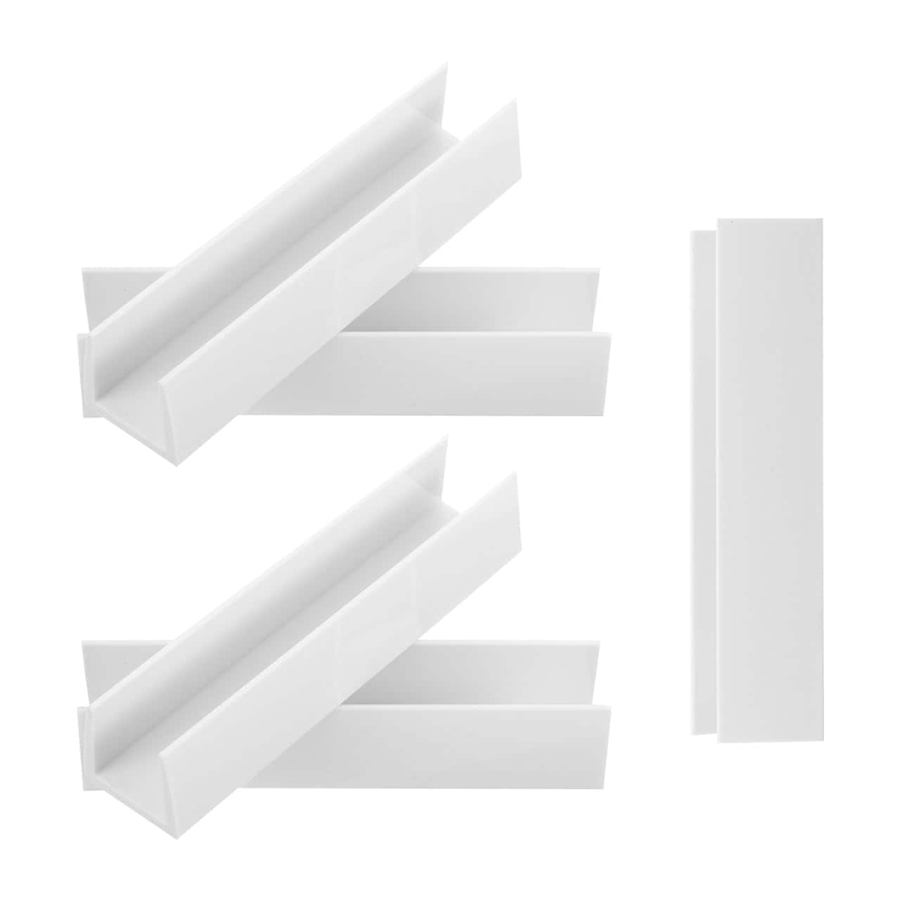 JVFCXXV  Pet Gate Support Feet U Shaped Dog Gate Stabilizer and Anti Tip Reinforcement for Indoor Fences Floor Protecting Support Base for
