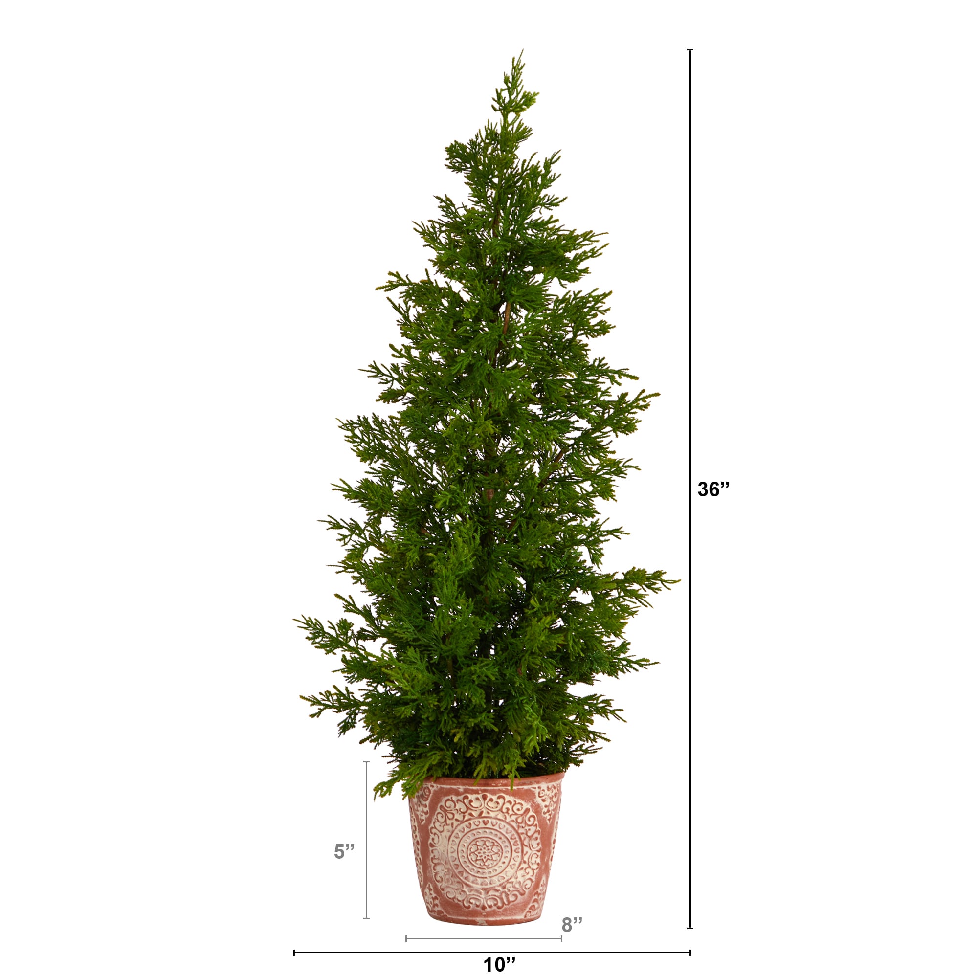 Nearly Natural T3398 Artificial-Christmas-Trees - View #3