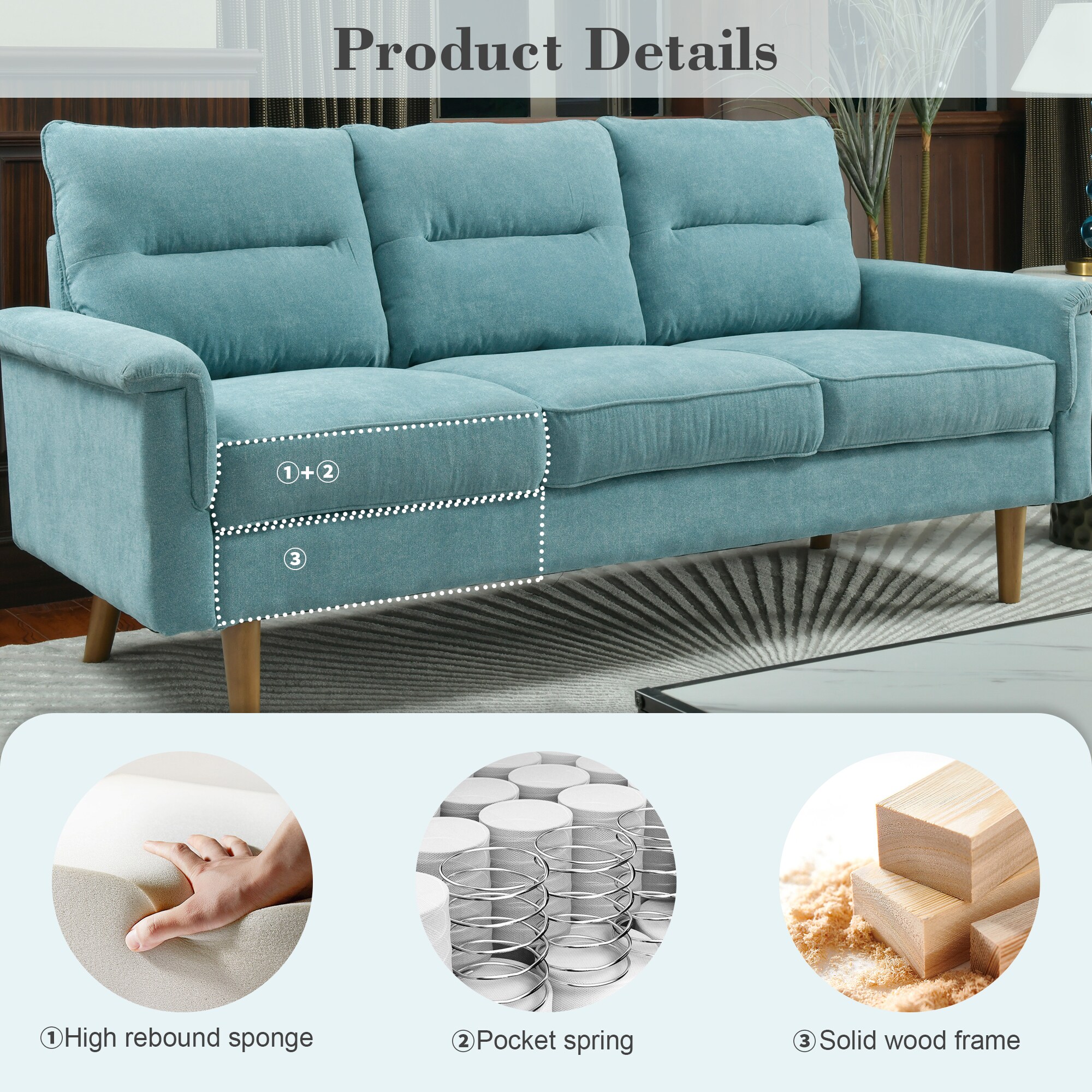 weaxty HMBNYK400 Sofas-Loveseats - View #3
