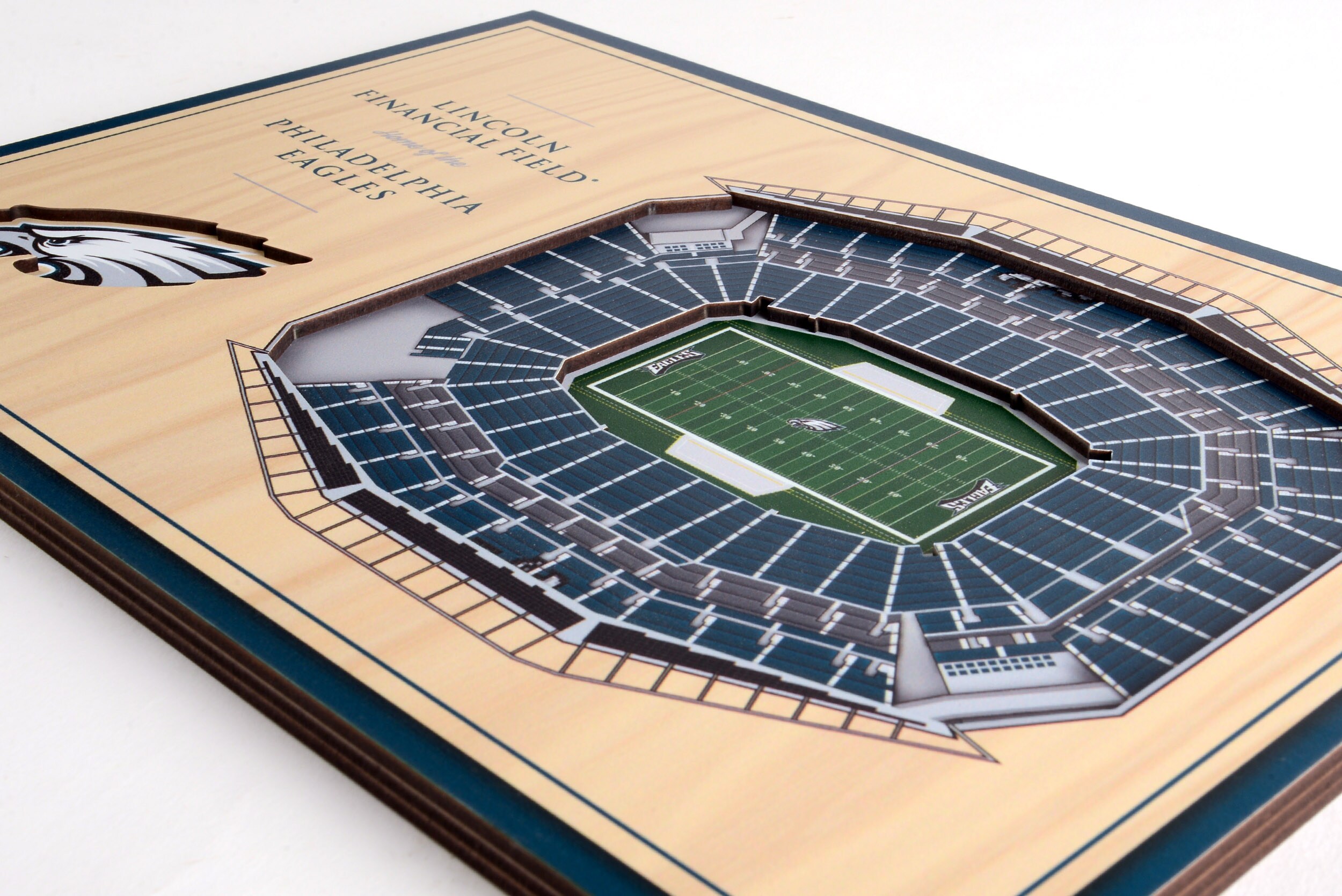 Philadelphia Eagles 3D StadiumViews Picture Frame Lincoln Financial Field