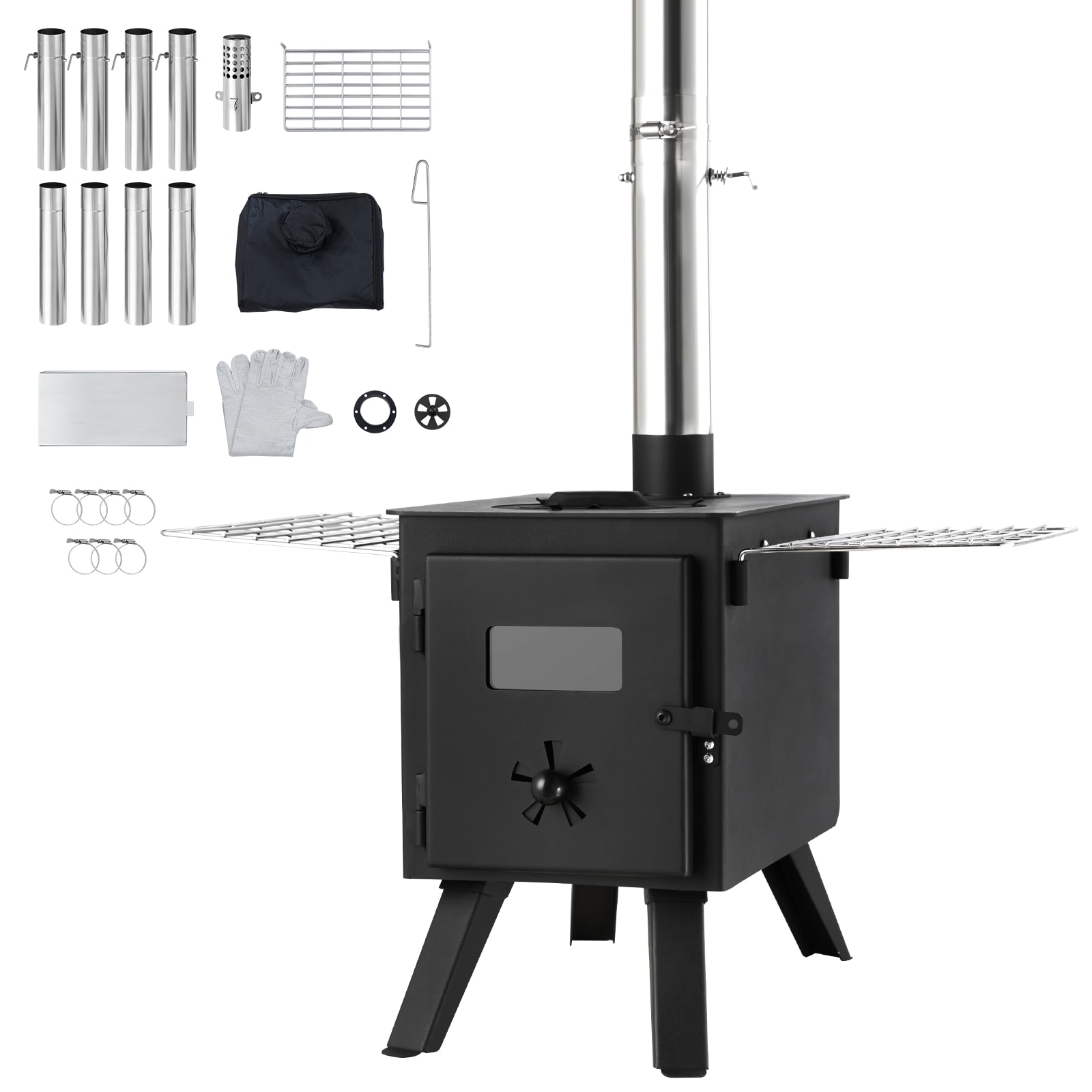 VEVOR ZPQNLFX86INCH1GEGV0 Wood Push and turn Steel Outdoor burner