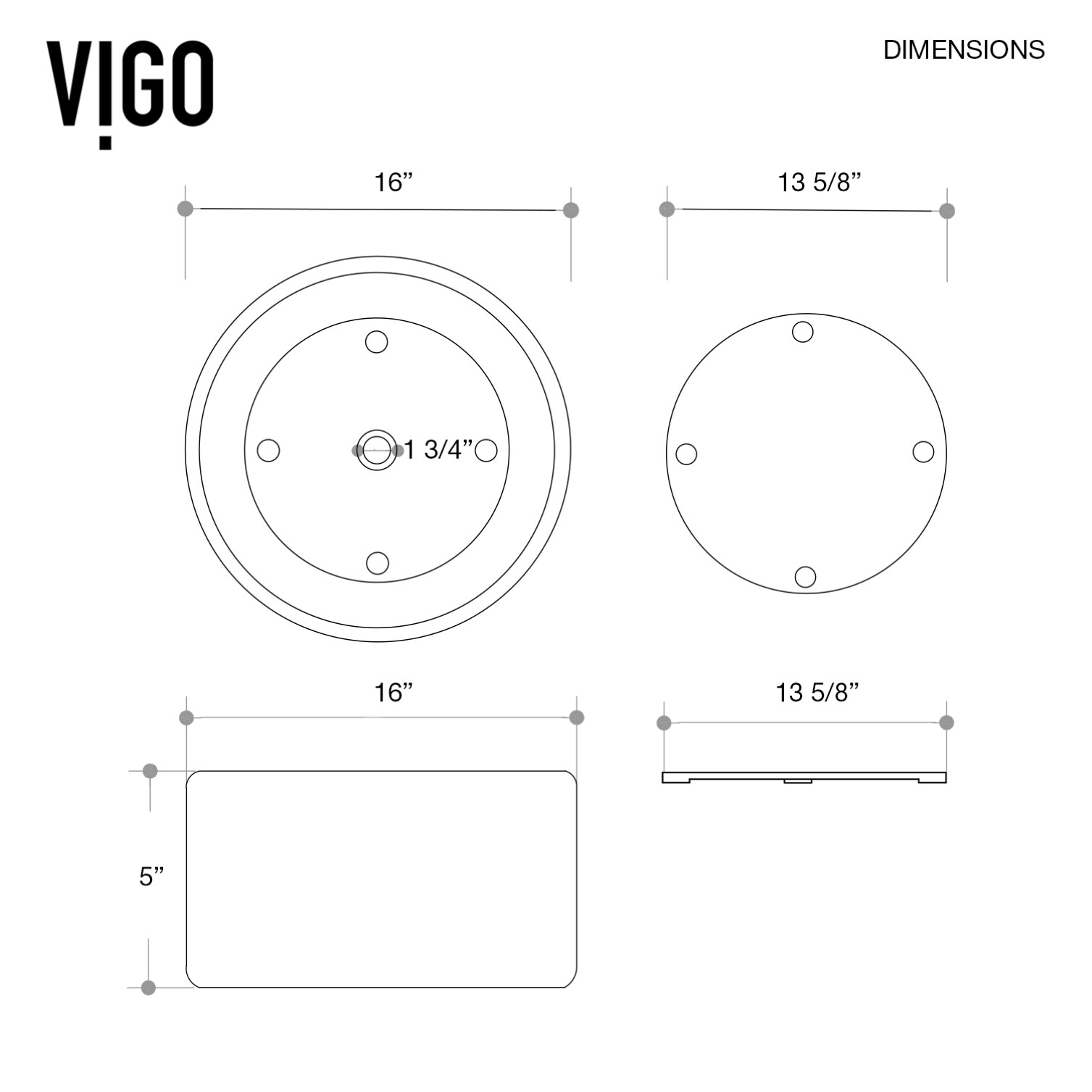 VIGO VGT2063 Bath-Sink - View #9