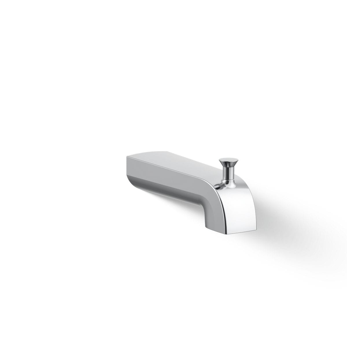 KOHLER - Pitch Polished Chrome Wall-mount Bathtub Spout With Diverter