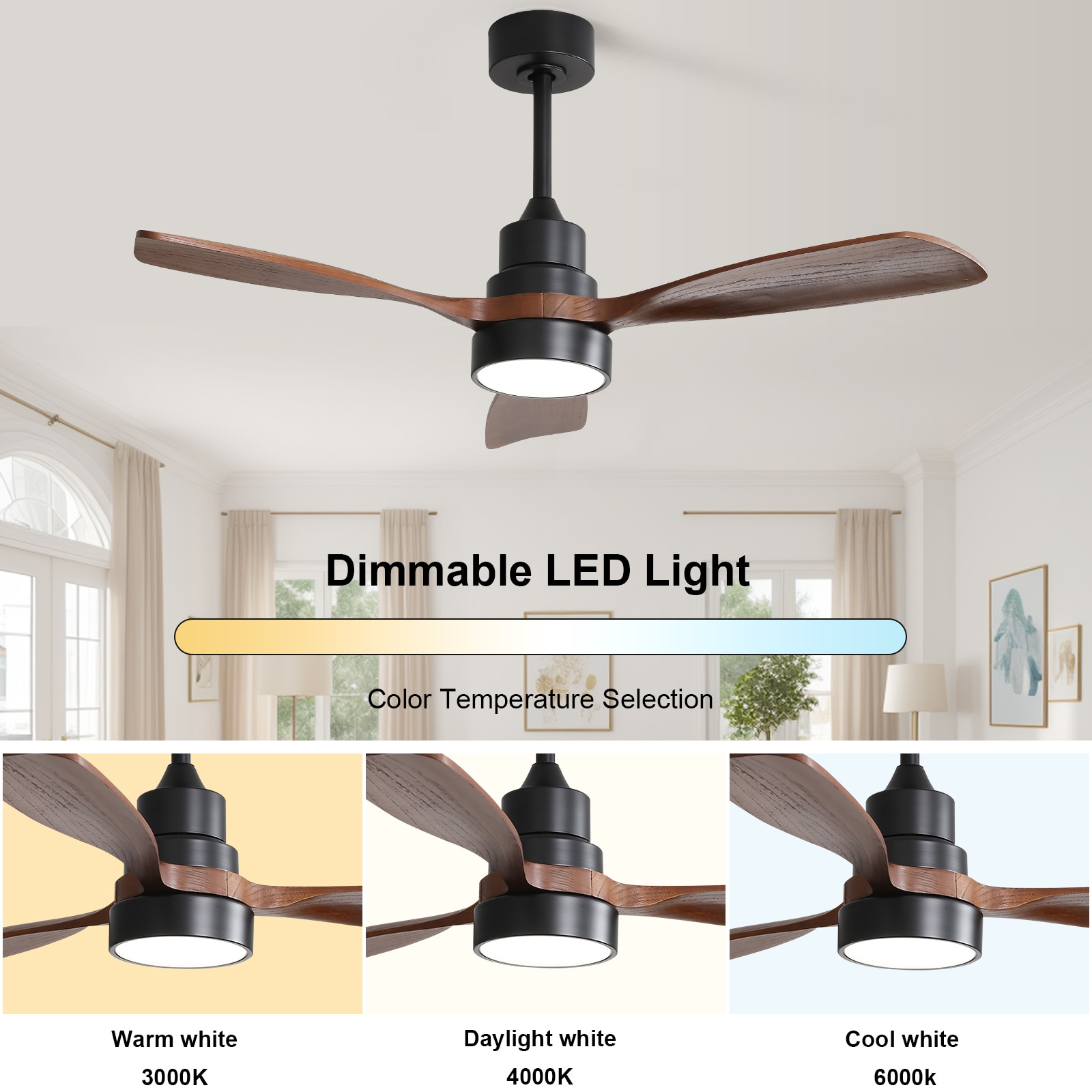 Sofucor LS-48K006-BK-HTM-50 Ceiling-Fans - View #8