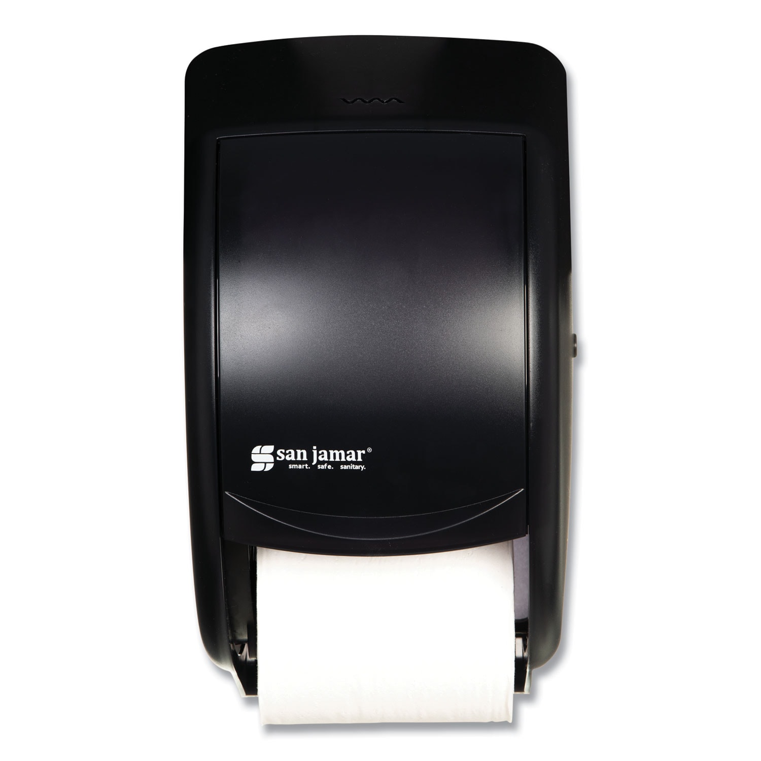 San Jamar SJMR3500TBK Standard roll Surface -Mount Toilet Paper Dispenser