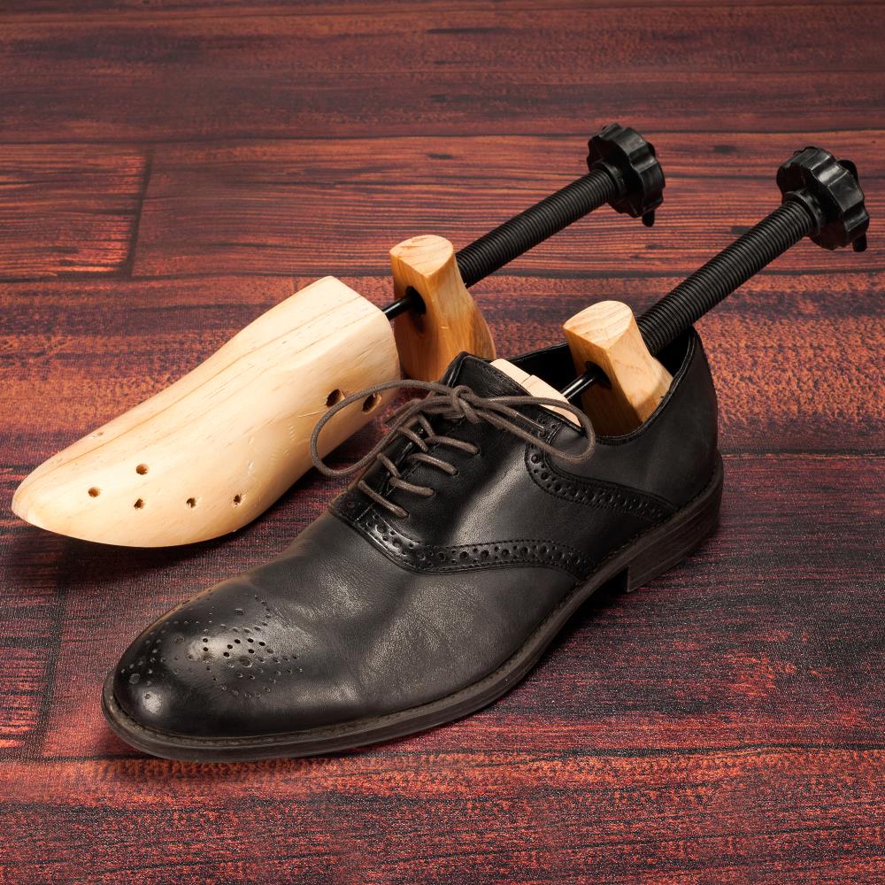 1 Pair Men Women's  Wooden Adjustable 2-Way Shoe Stretcher Tools Size 6-13 