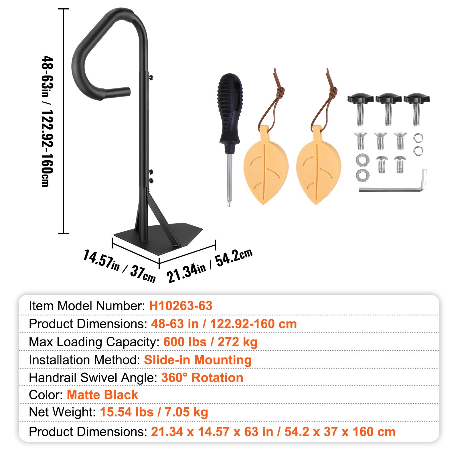 VEVOR SCRSYGFS63YC01955V0 Above-Ground-Pool-Lad-Steps - View #7