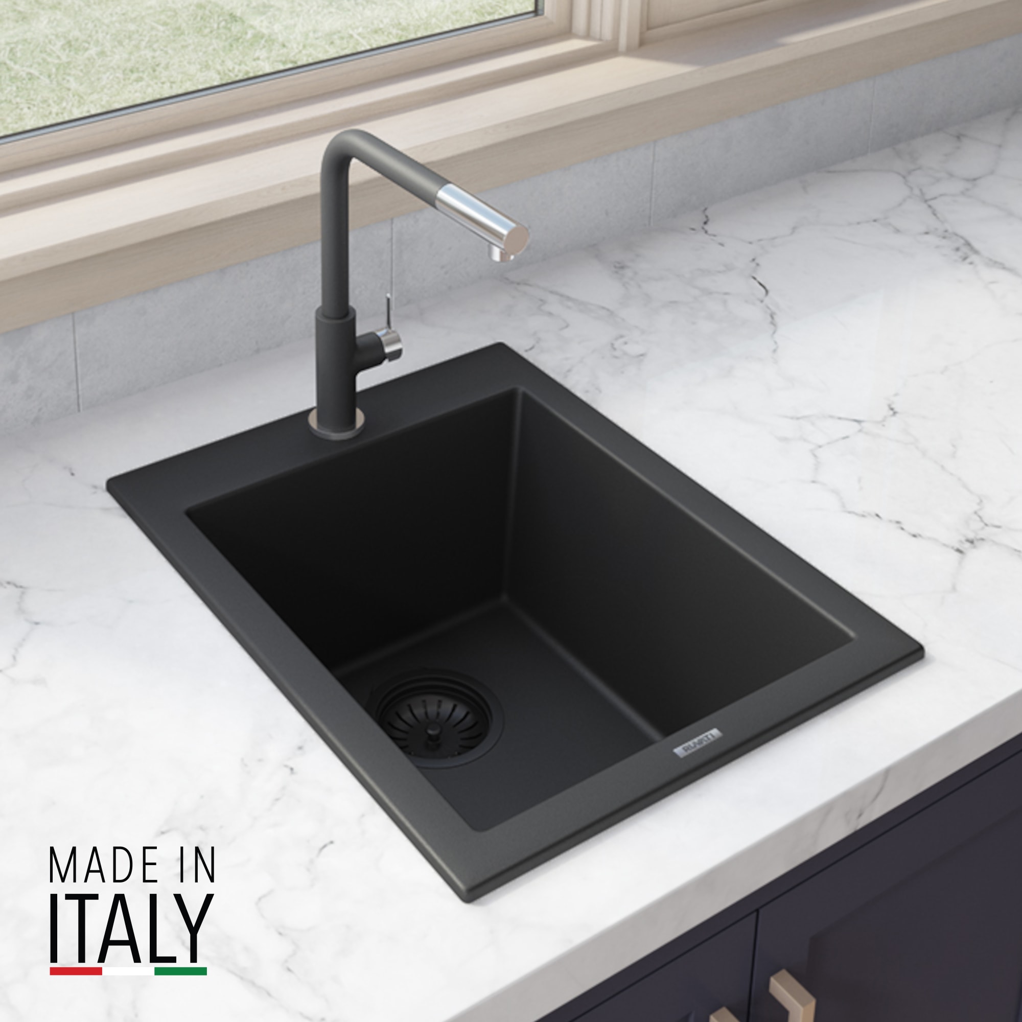 Ruvati RVG1016BK Kitchen-Sinks - View #4