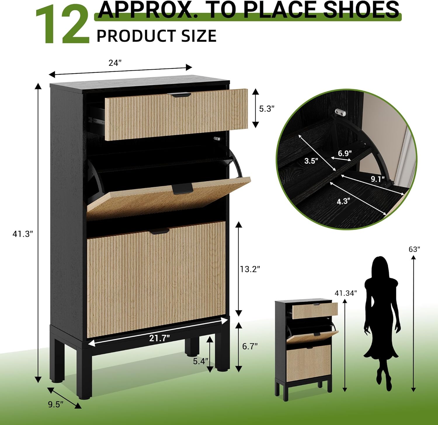 WhizMax DF-PHO-164MVXEE Shoe-Racks - View #2