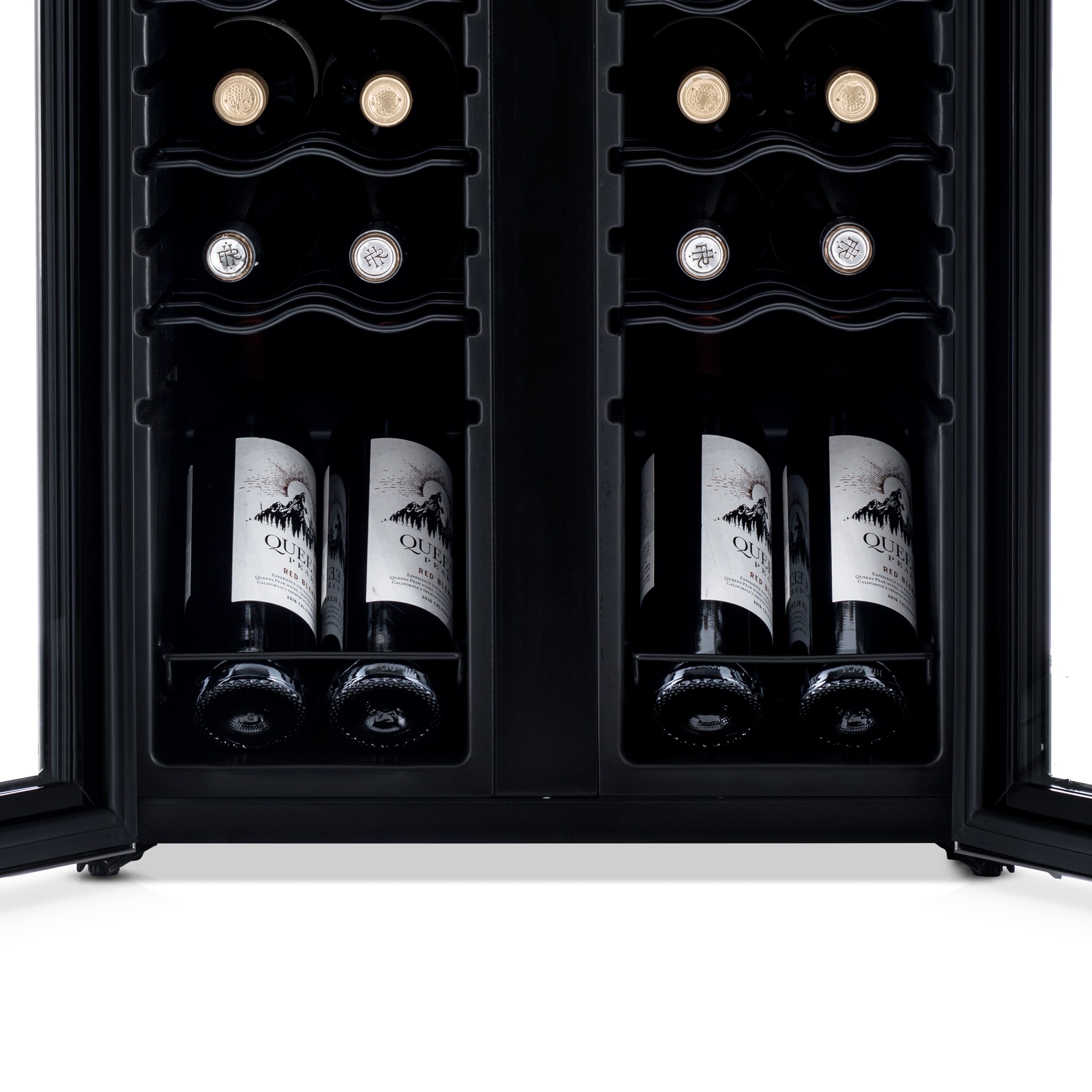 19.29 25 Bottle Single Zone Freestanding Wine Refrigerator & Beverage  Cooler