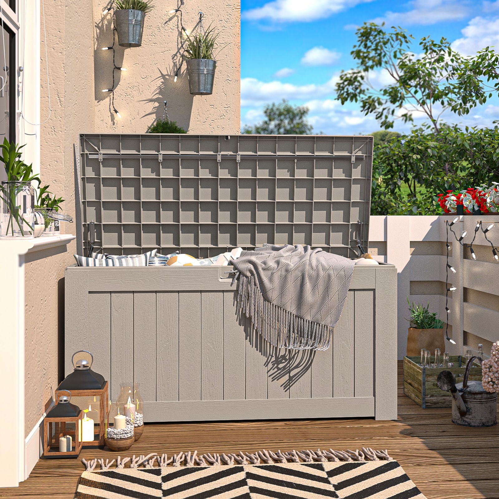 Patiowell WES-PSB24-0432A-WCF Deck-Boxes - View #3