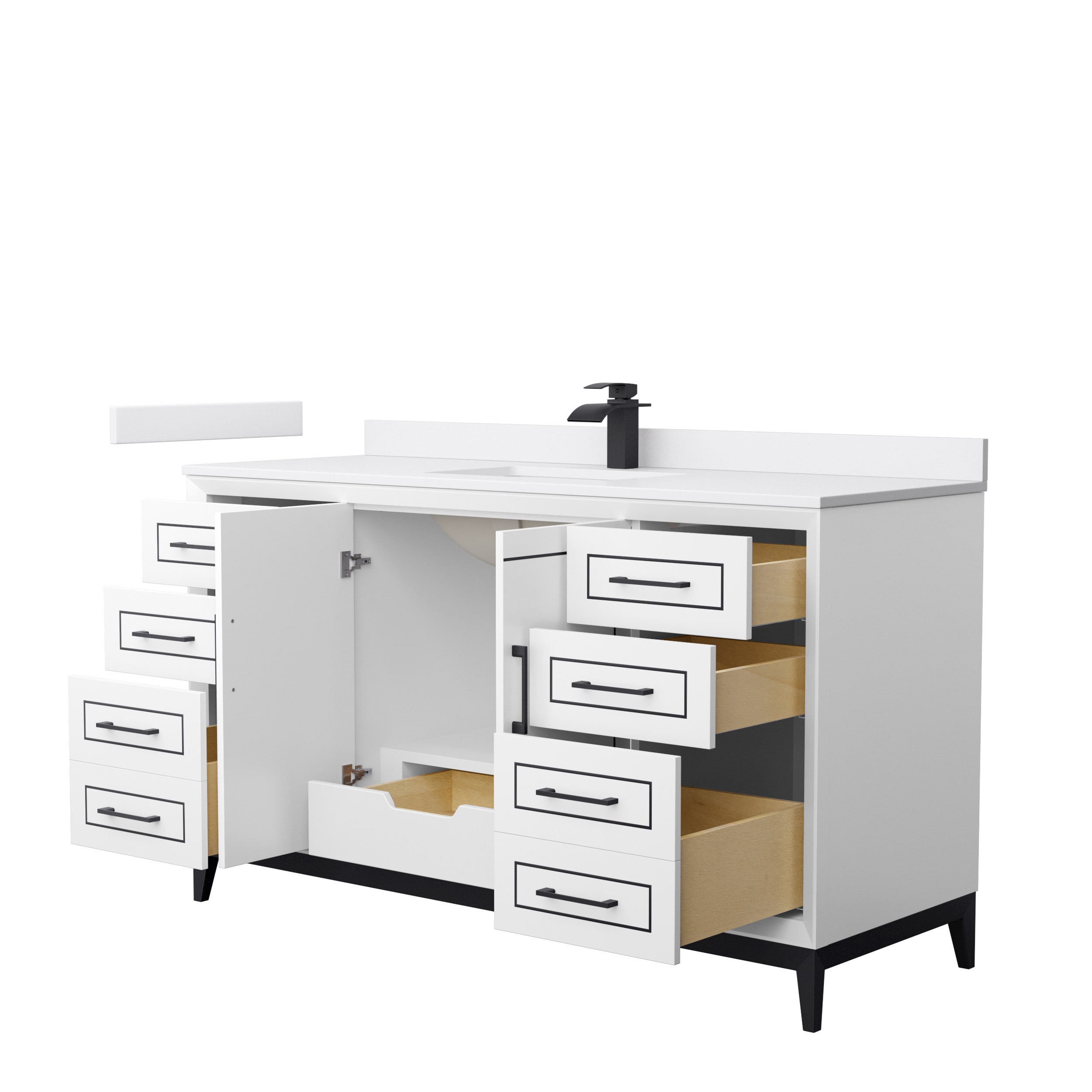 Wyndham Collection WCH515160SWBWCUNSMXX Bath-Vanity-Combo - View #2