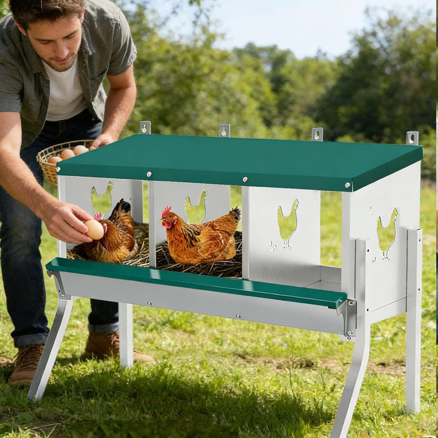 GarveeLife 33HJK73DCBN Chicken-Coops-Rabbit-Hutches - View #7