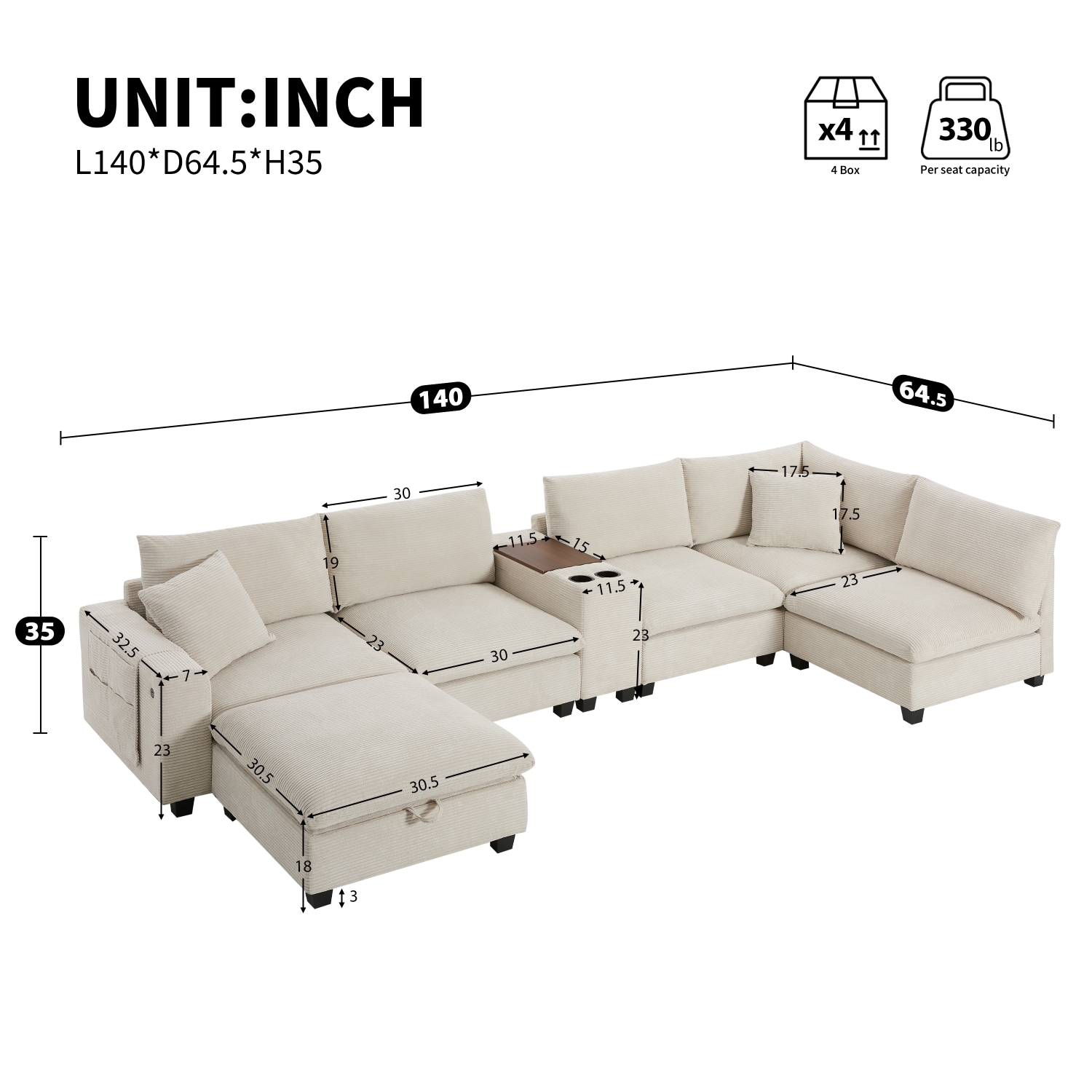 Streamdale Furniture N723S0166A Sofas-Loveseats - View #2