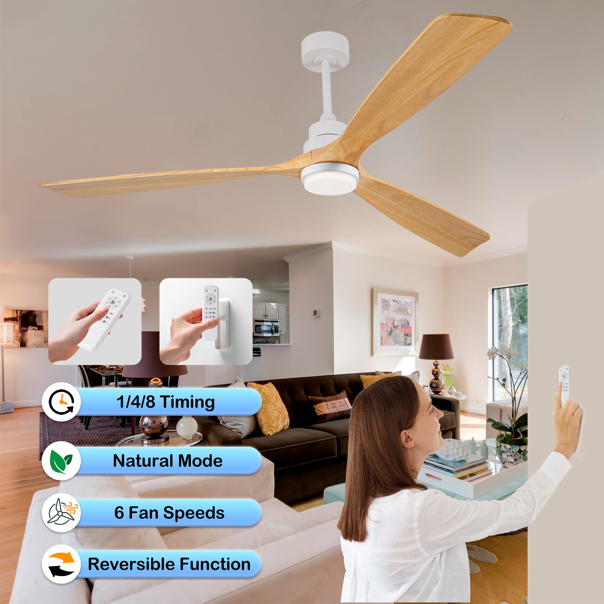 JUSHUA MT-1P406914 Ceiling-Fans - View #4