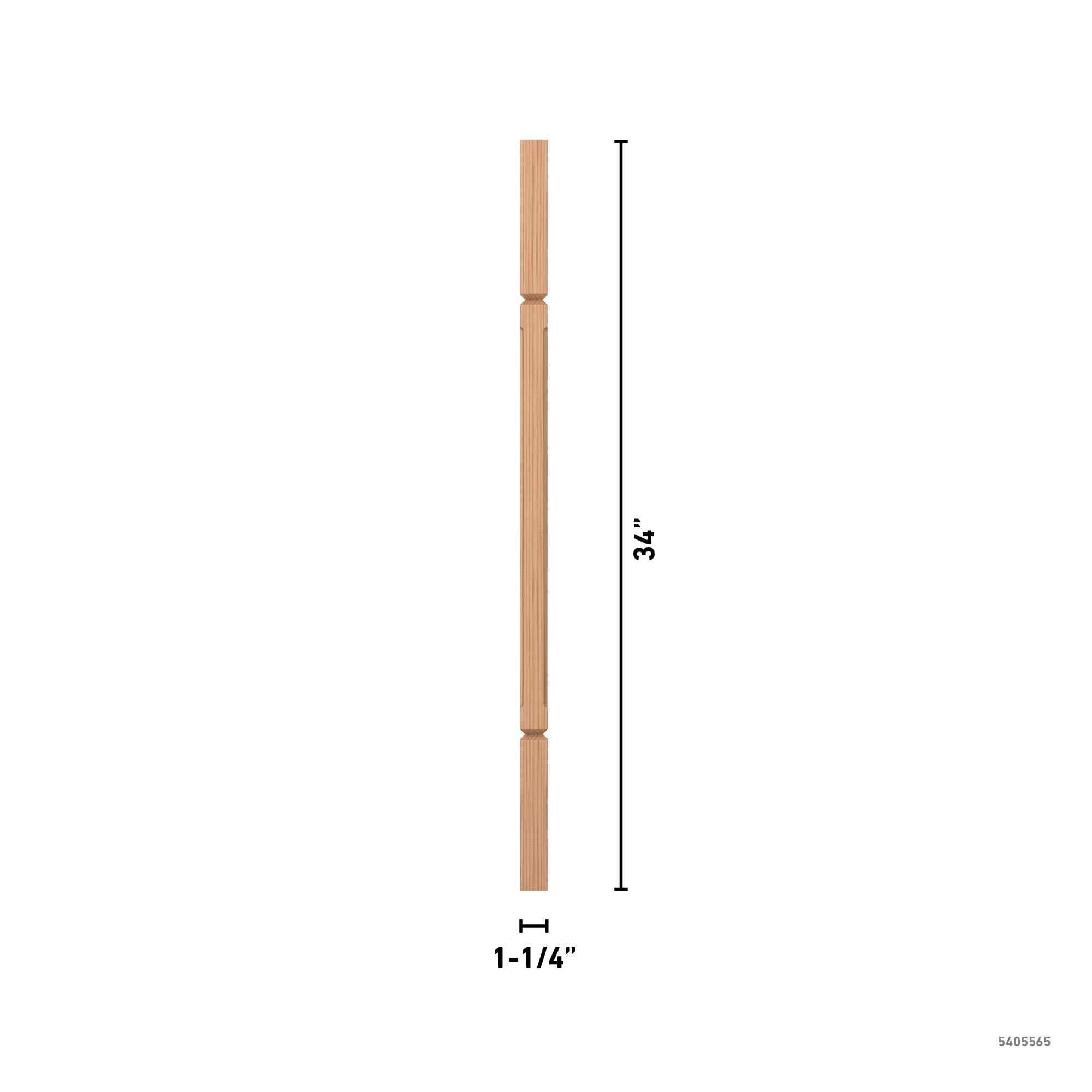 L.J. Smith Stair Systems LJC-5060V-AL 34 Interior-Stairpart-Balusters - View #4