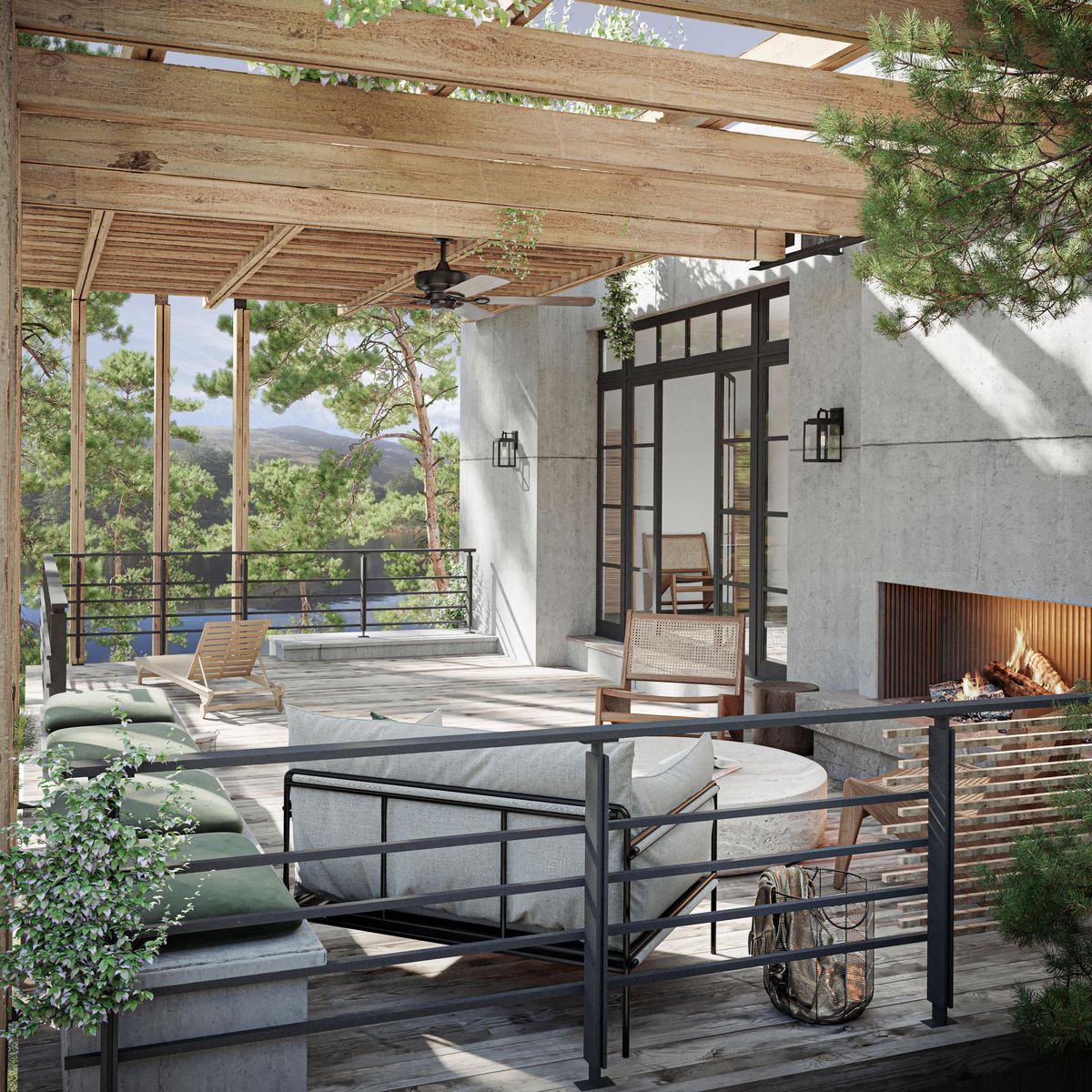 Progress Lighting P560175-031 Outdoor-Wall-Lighting - View #5