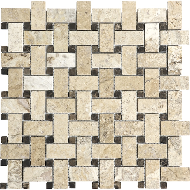 Anatolia Tile Pablo 12 In X Honed, Polished Travertine Tile 18×18