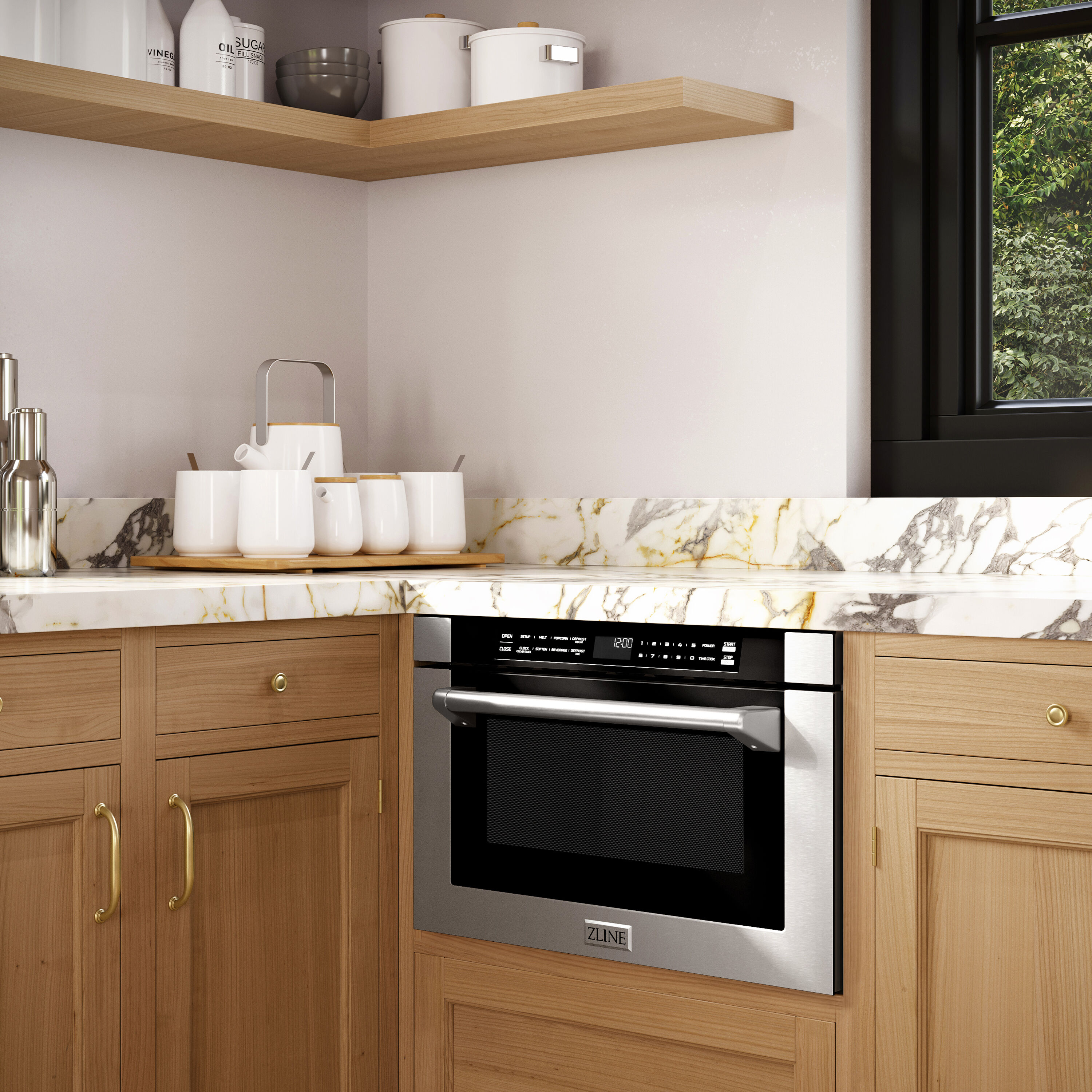 ZLINE KITCHEN & BATH 23.5-in 1.2-cu ft 1000-Watt Microwave Drawer